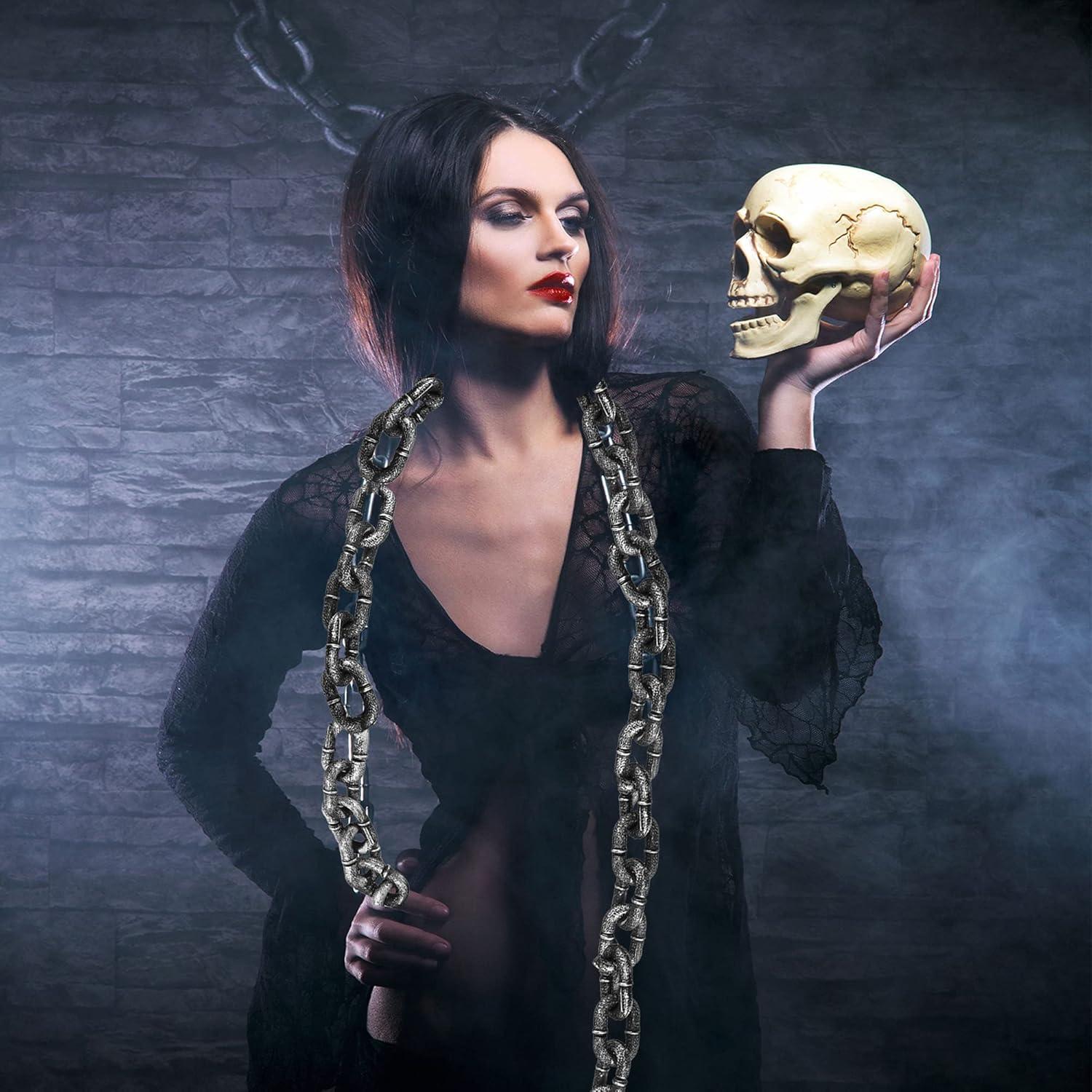 Cadenas de Halloween Haconba 2 Piezas 1.8m Decorativas