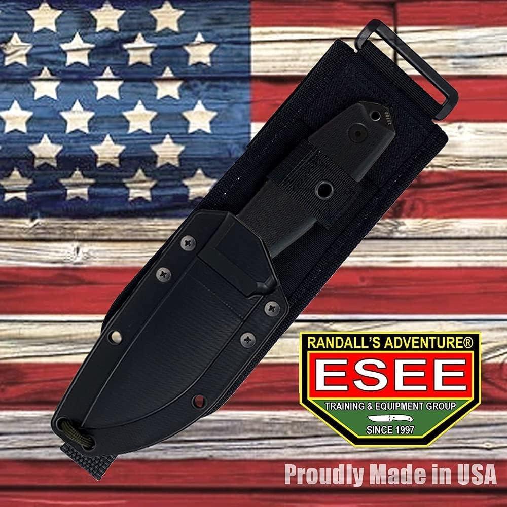 Cuchillo ESEE 3MIL Hoja Fija 9.53 cm con Funda Moldeada