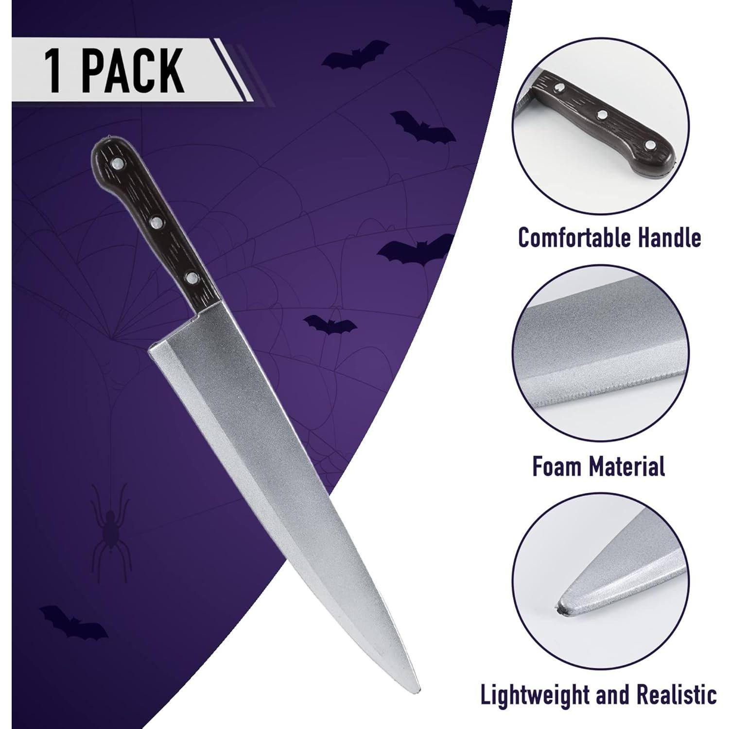 Cuchillo de Cocina de Juguete Skeleteen 30 cm Realista