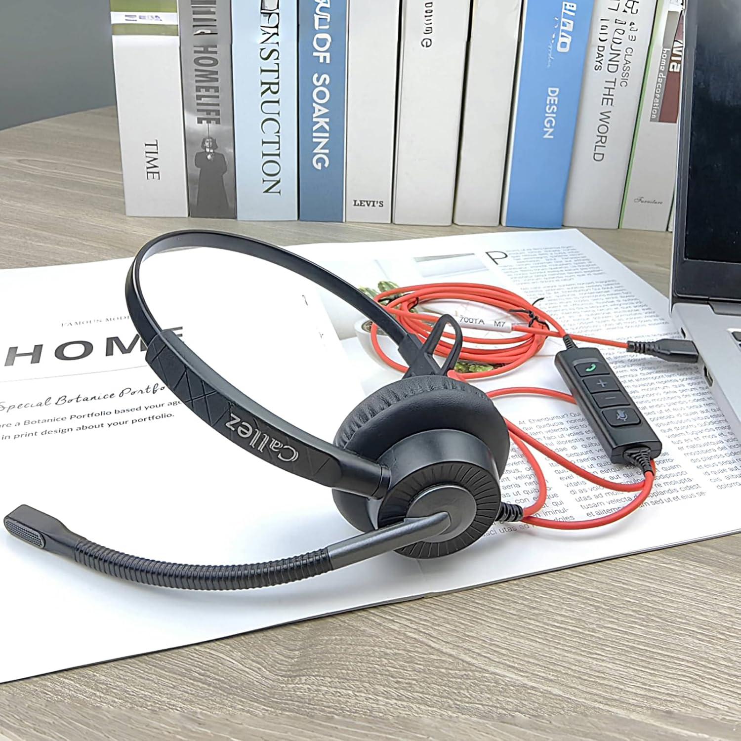 Auricular USB Callez C700TA1 con Micrófono Cancelación Ruido