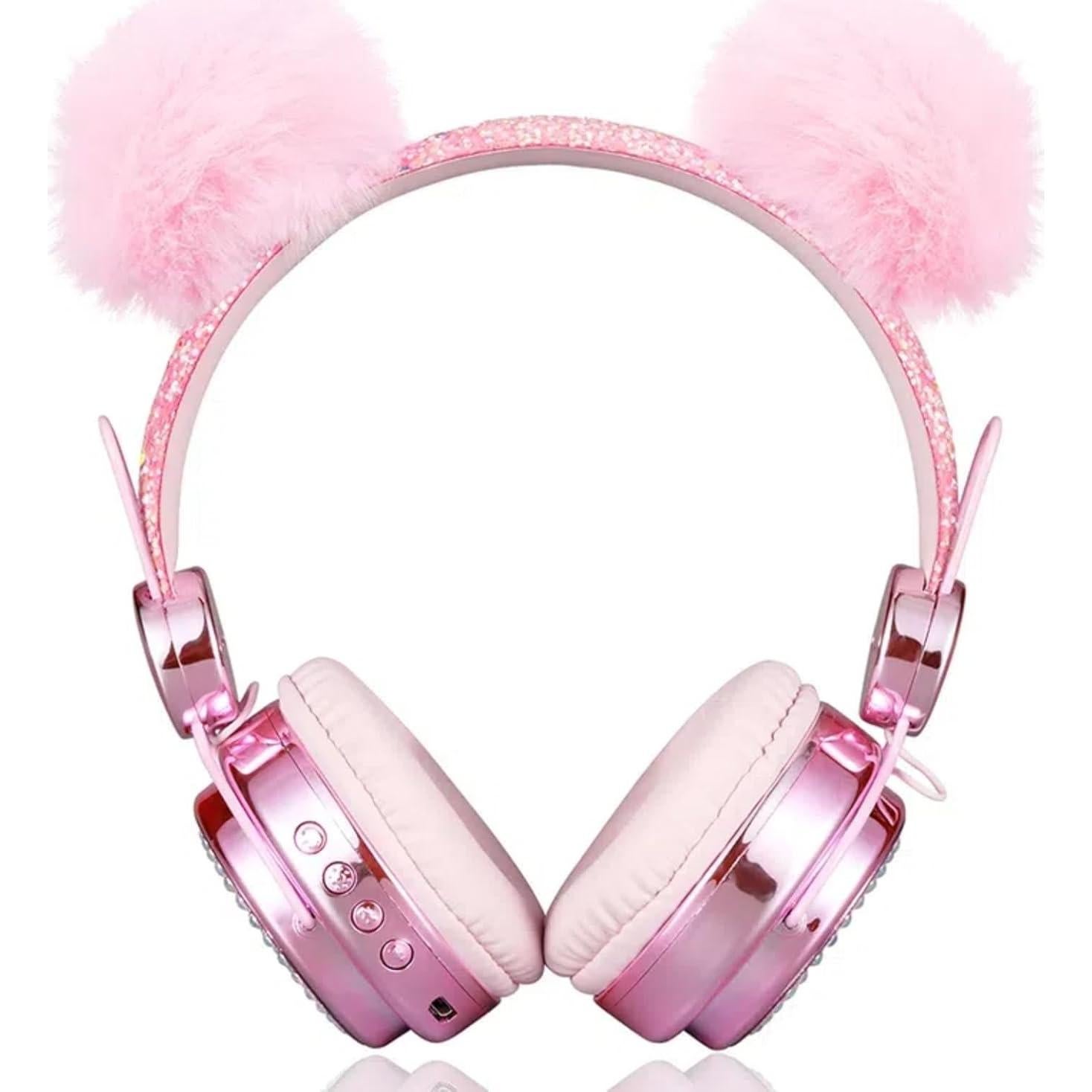 Auriculares Inalámbricos QKSHZHZQ KIDS-01 Rosa 85dB Bluetooth 5.3