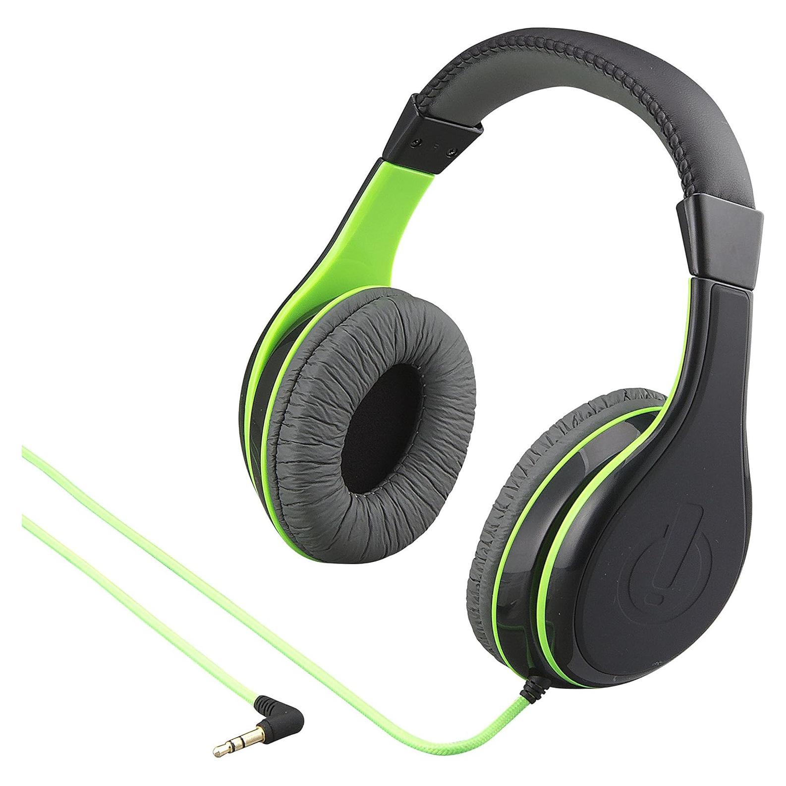 Auriculares eKids con Cable Negros para Niños - Control de Volumen