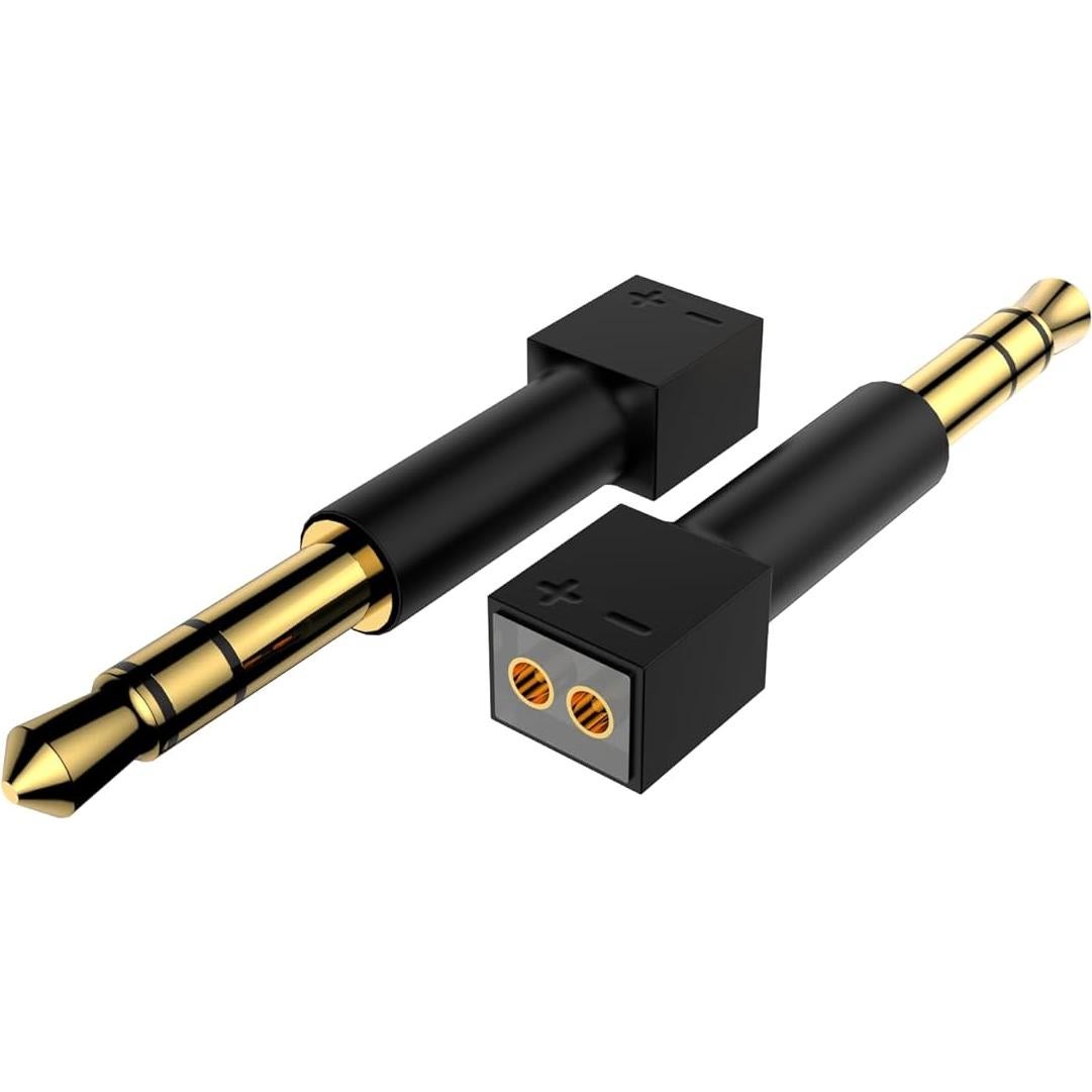 Adaptador de Auriculares MMCX Femenino a 3.5mm Masculino