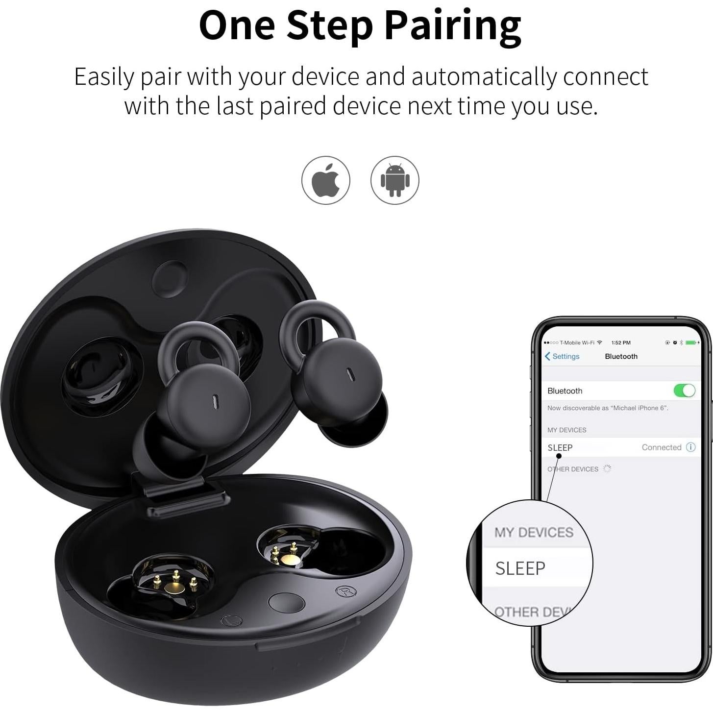 Auriculares Inalámbricos para Dormir Wedoking - Bloqueo de Ruido