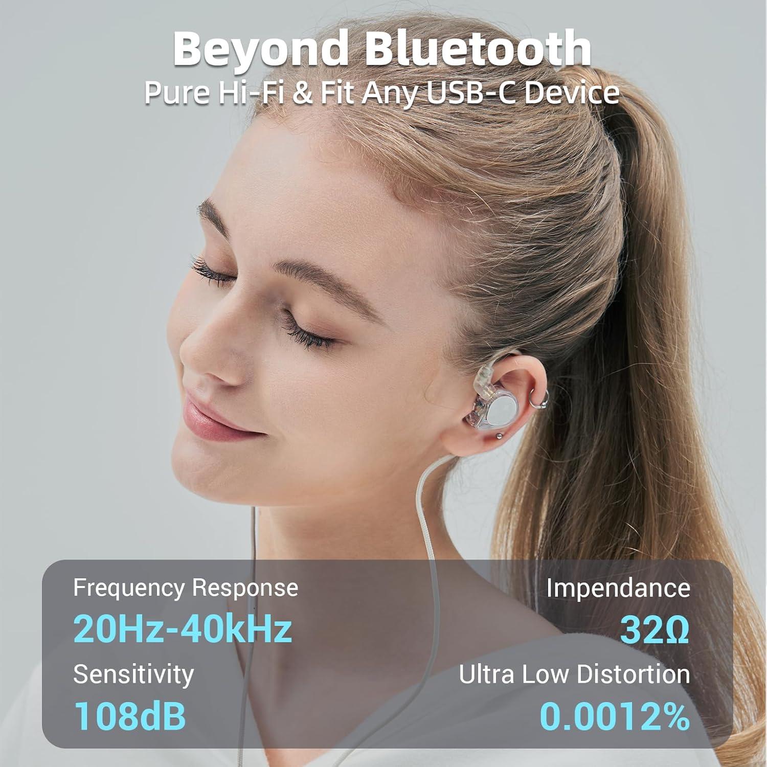 Auriculares Intrauditivos ST2 Pro HIDIZS USB-C HiFi 10mm