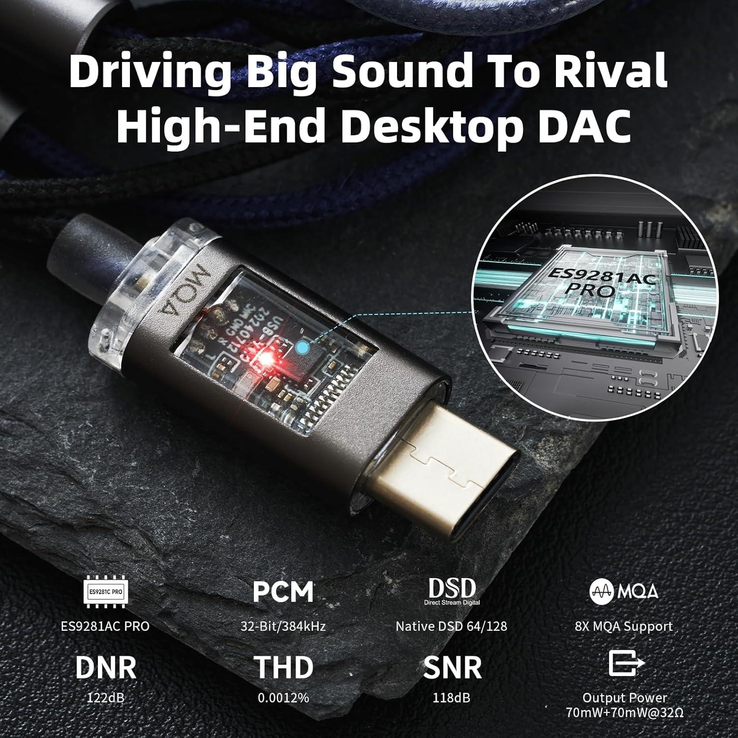 Auriculares Intrauditivos ST2 Pro HIDIZS USB-C HiFi 10mm