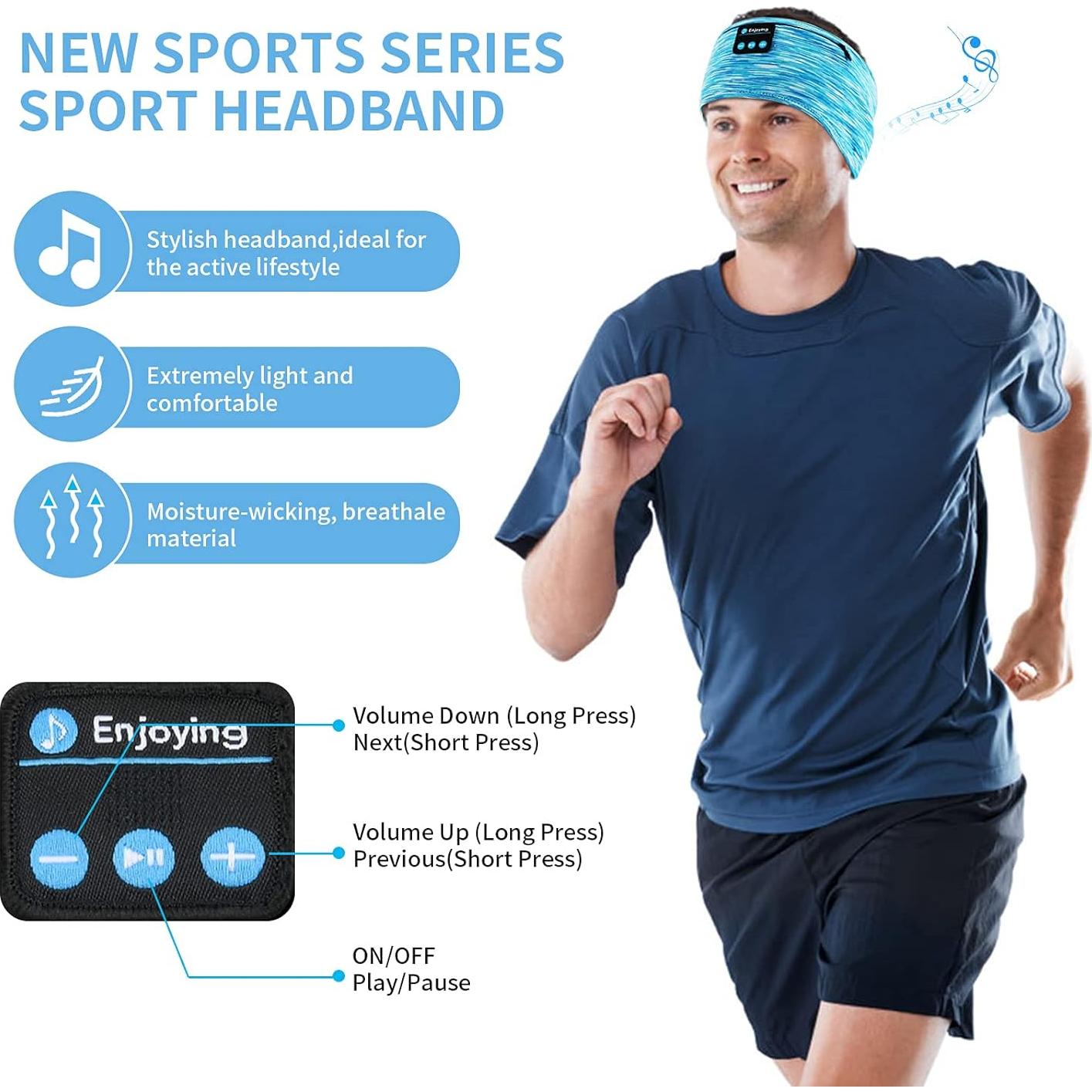 Auriculares Inalámbricos para Dormir SKYEOL hb-1B Azul