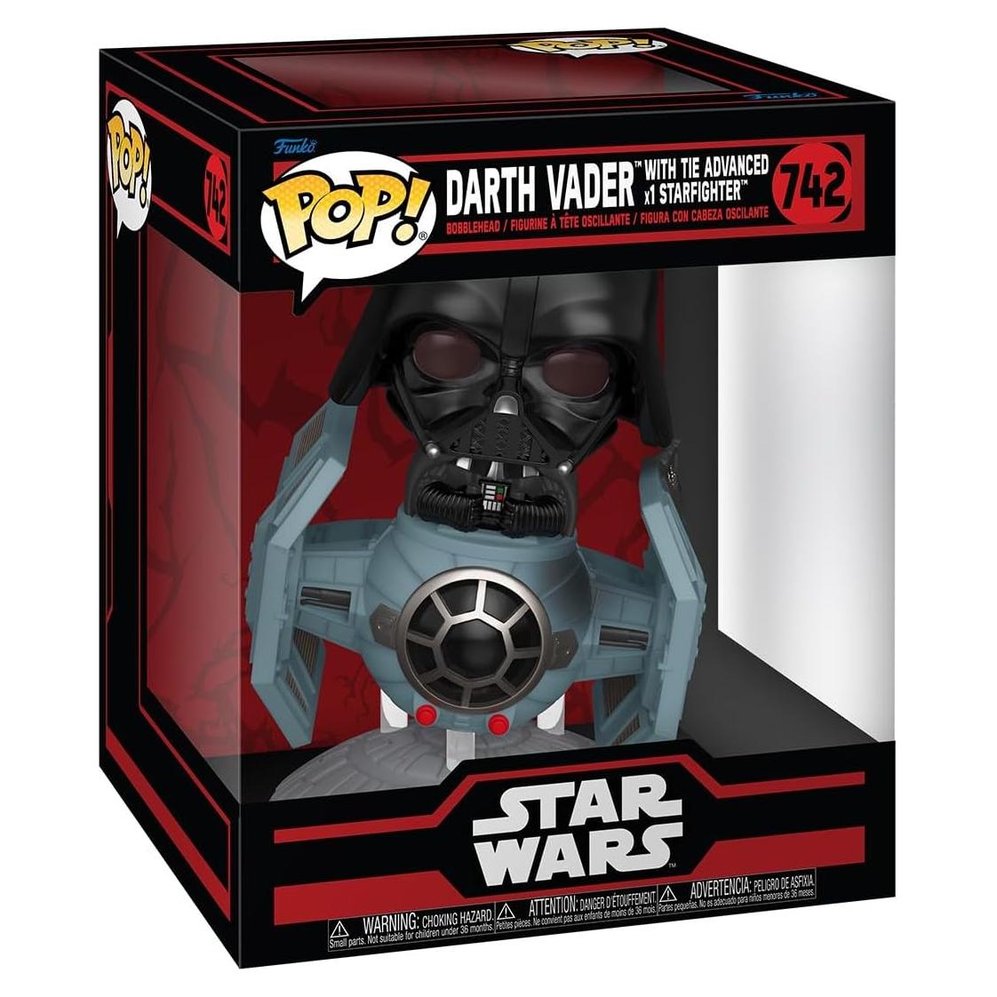 Funko POP! Rides Deluxe Darth Vader TIE Advanced X1 14 cm