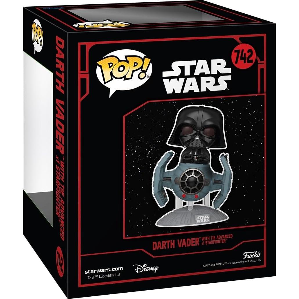 Funko POP! Rides Deluxe Darth Vader TIE Advanced X1 14 cm