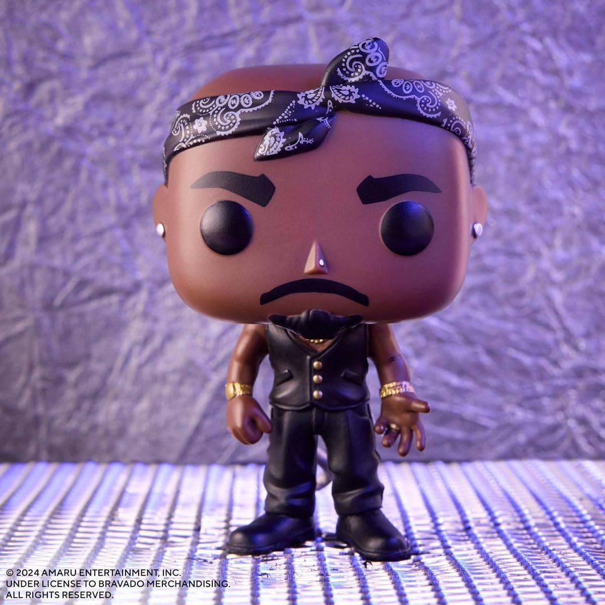 Funko Pop Tupac Chaleco con Bandana 9.5 cm Coleccionable