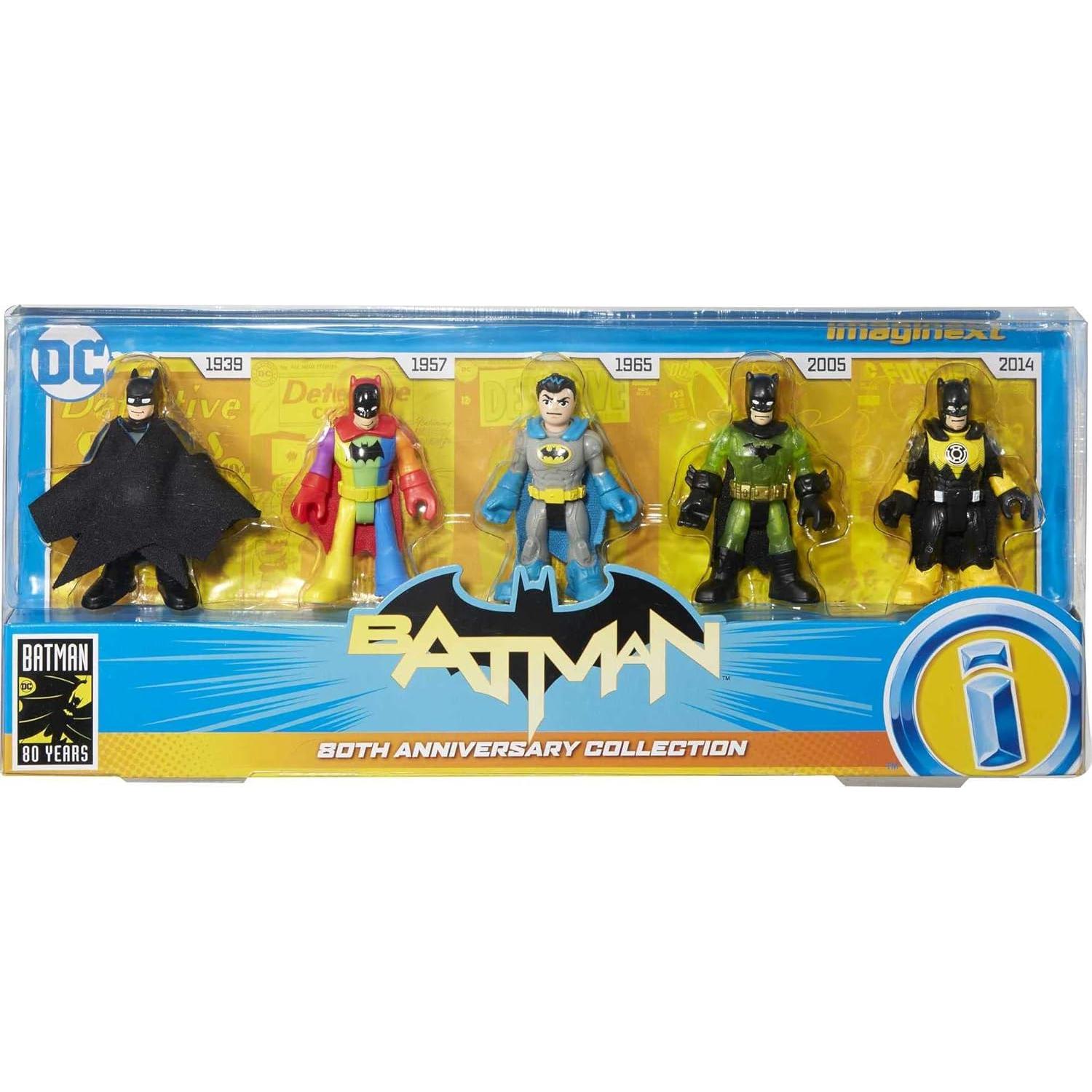 Figuras Batman 80 Aniversario Fisher-Price Imaginext 5 Piezas