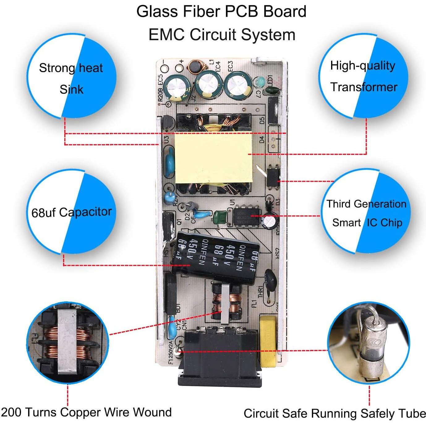 Fuente de Alimentación COOLM 15V 3A AC 100-240V DC 45W