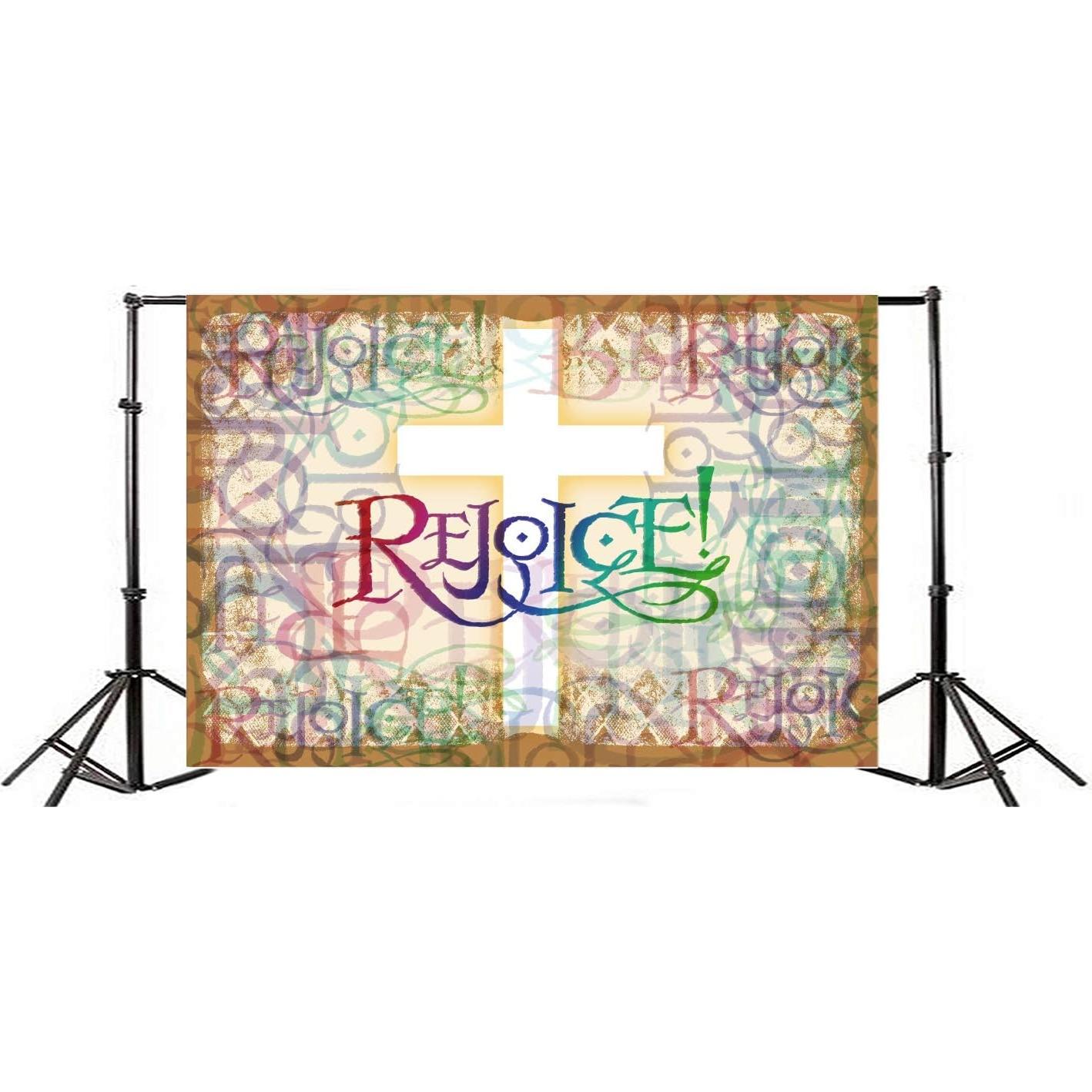 Fondo Fotográfico Vinilo Leyiyi 150x100cm Cruz Graffiti