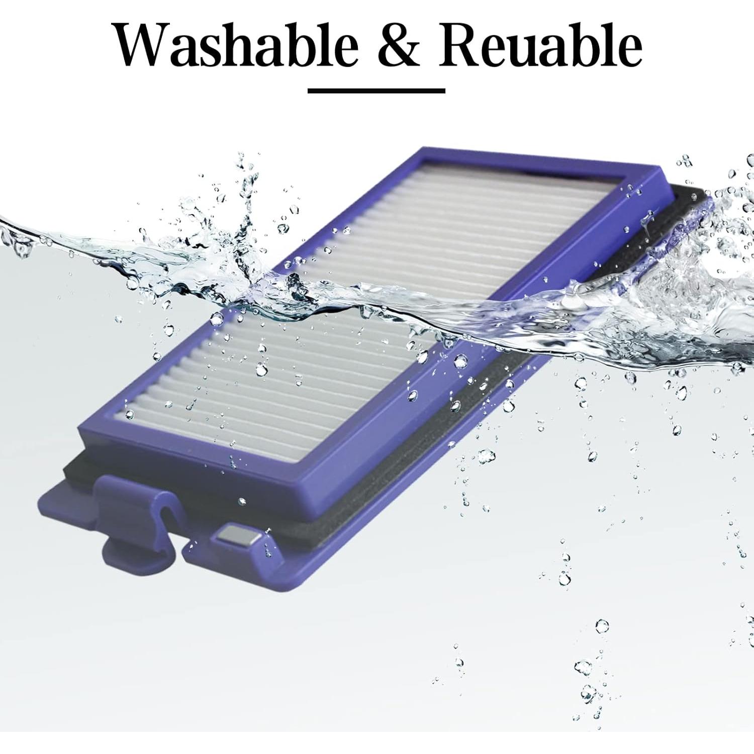 Kit de Repuestos Carkio para Eufy RoboVac X8 - 4 Filtros y 6 Cepillos