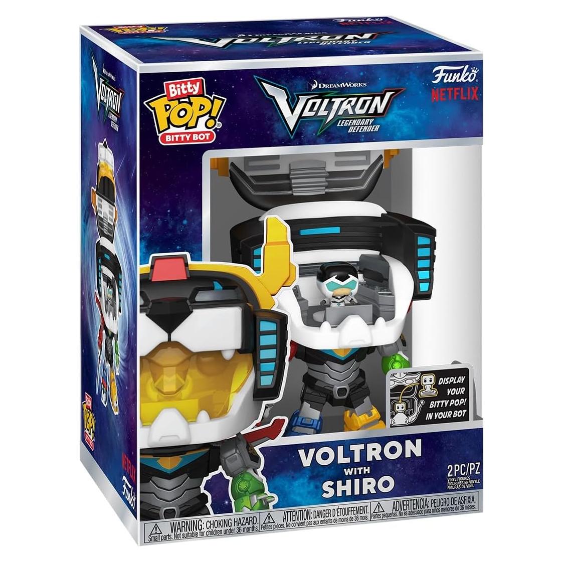 Funko Pop! Bitty Bot Voltron con Shiro 12,35 cm