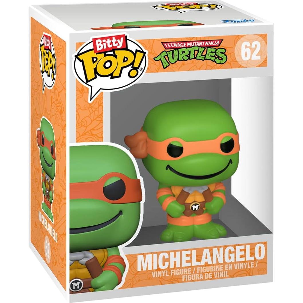 Funko Bitty POP! Tortugas Ninja Leonardo y Amigos - 4 Figuras