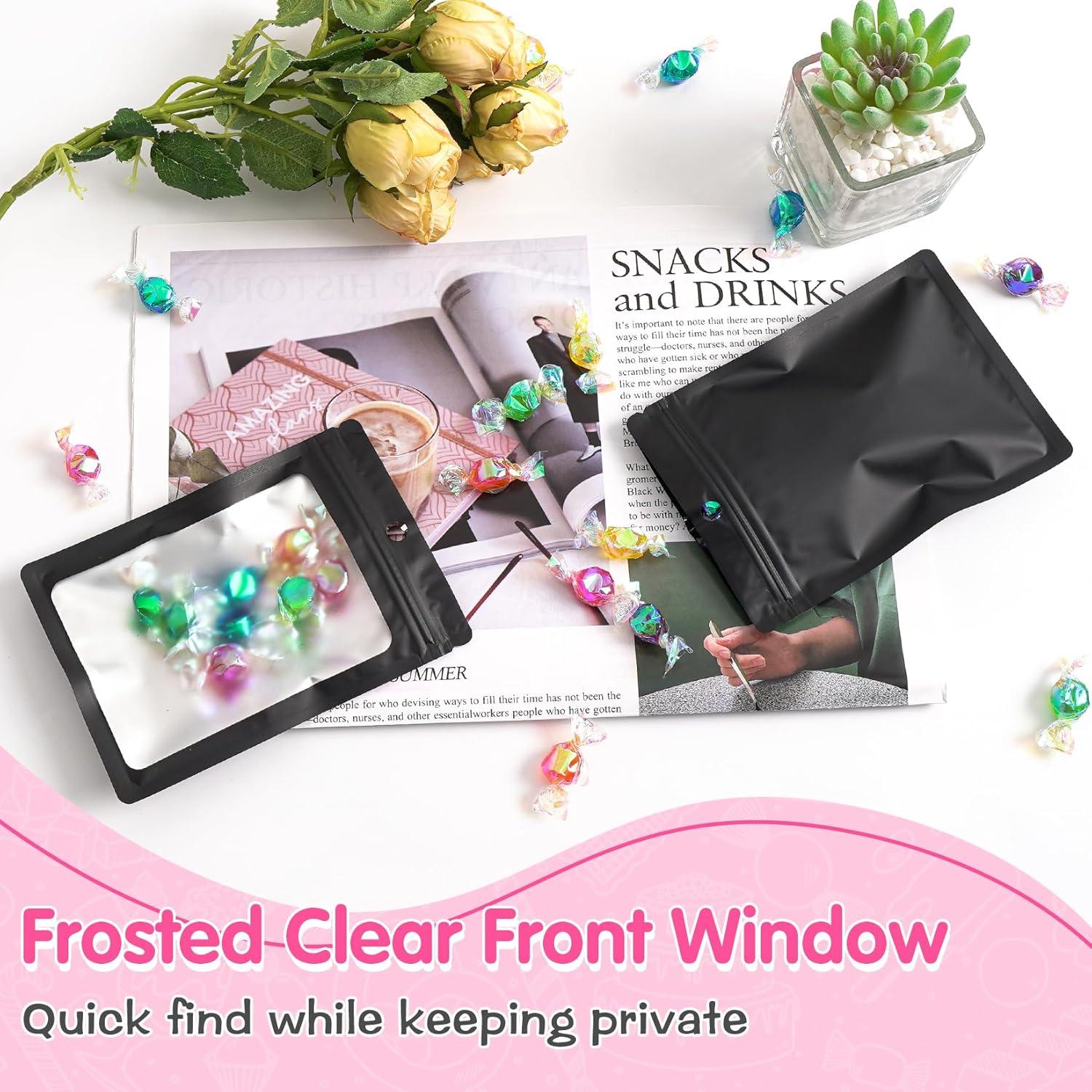 Bolsas Mylar Reutilizables FUNFERY 6.1x9.9 cm 98 Paquete