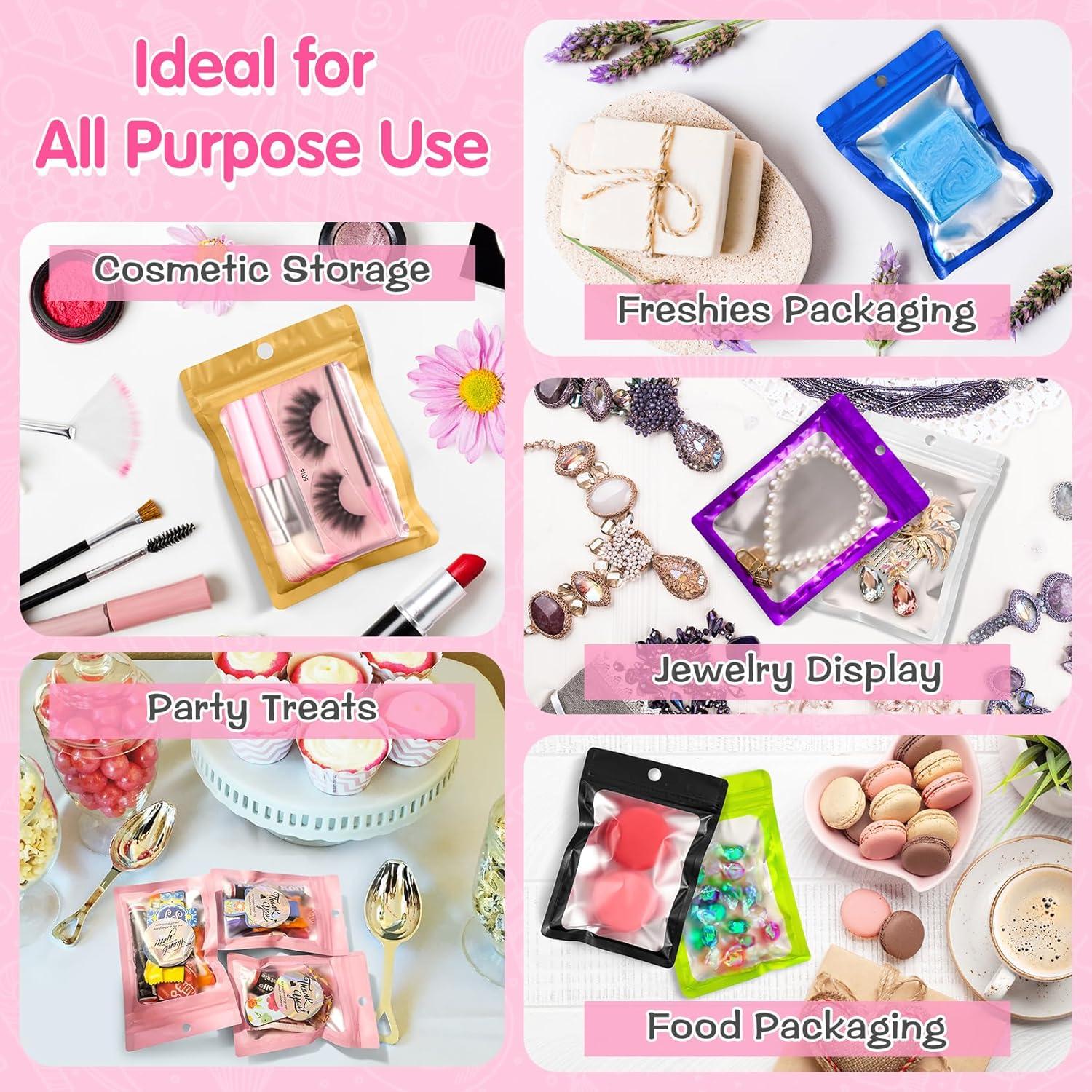 Bolsas Mylar Reutilizables FUNFERY 6.1x9.9 cm 98 Paquete