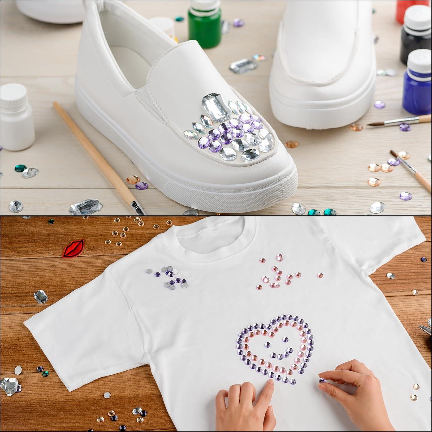 Set de Stickers de Rhinestone Dorado MECCANIXITY 1792 Pcs