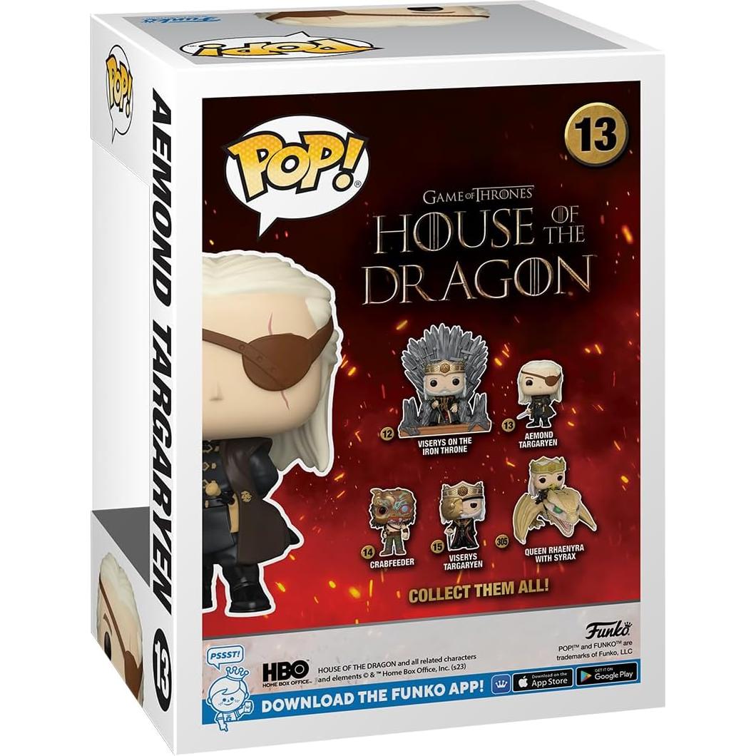 Funko Pop! Aemond Targaryen - La Casa del Dragón - 9.91 cm