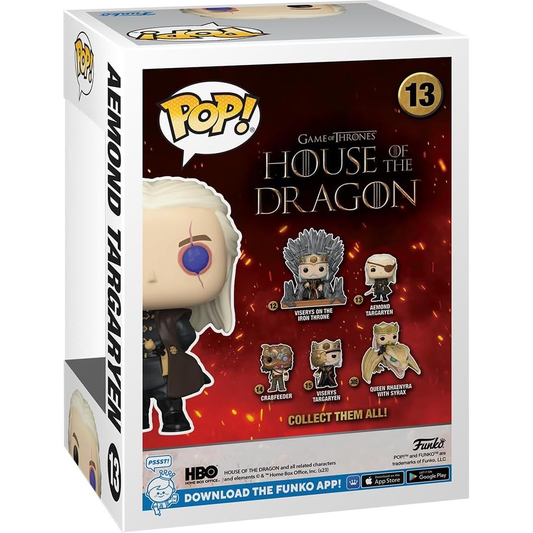 Funko Pop! Aemond Targaryen - La Casa del Dragón - 9.91 cm