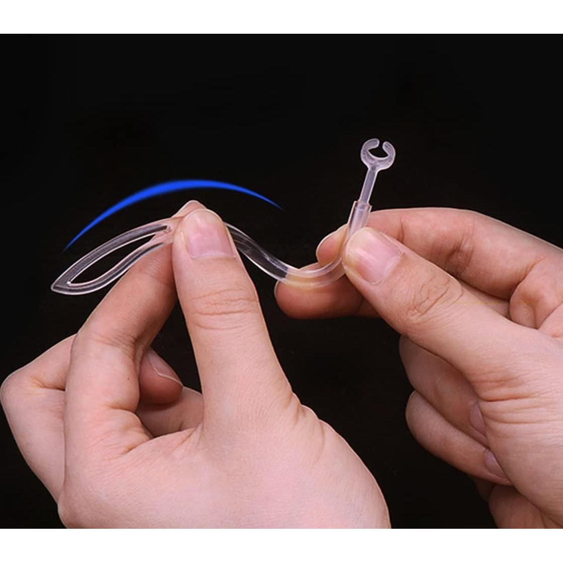 Ganchos Antideslizantes ALXCD para AirPods Pro - 3 Pares Transparentes