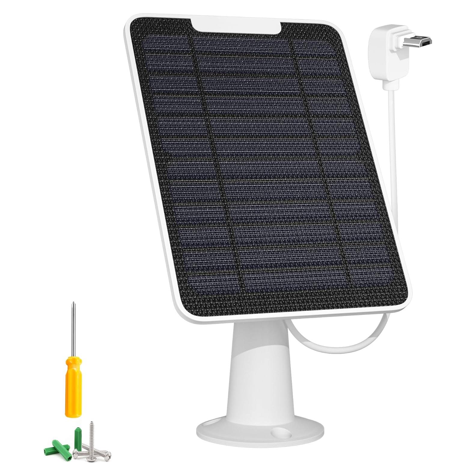Cargador Solar WININMETA 5W para Cámara Arlo Essential