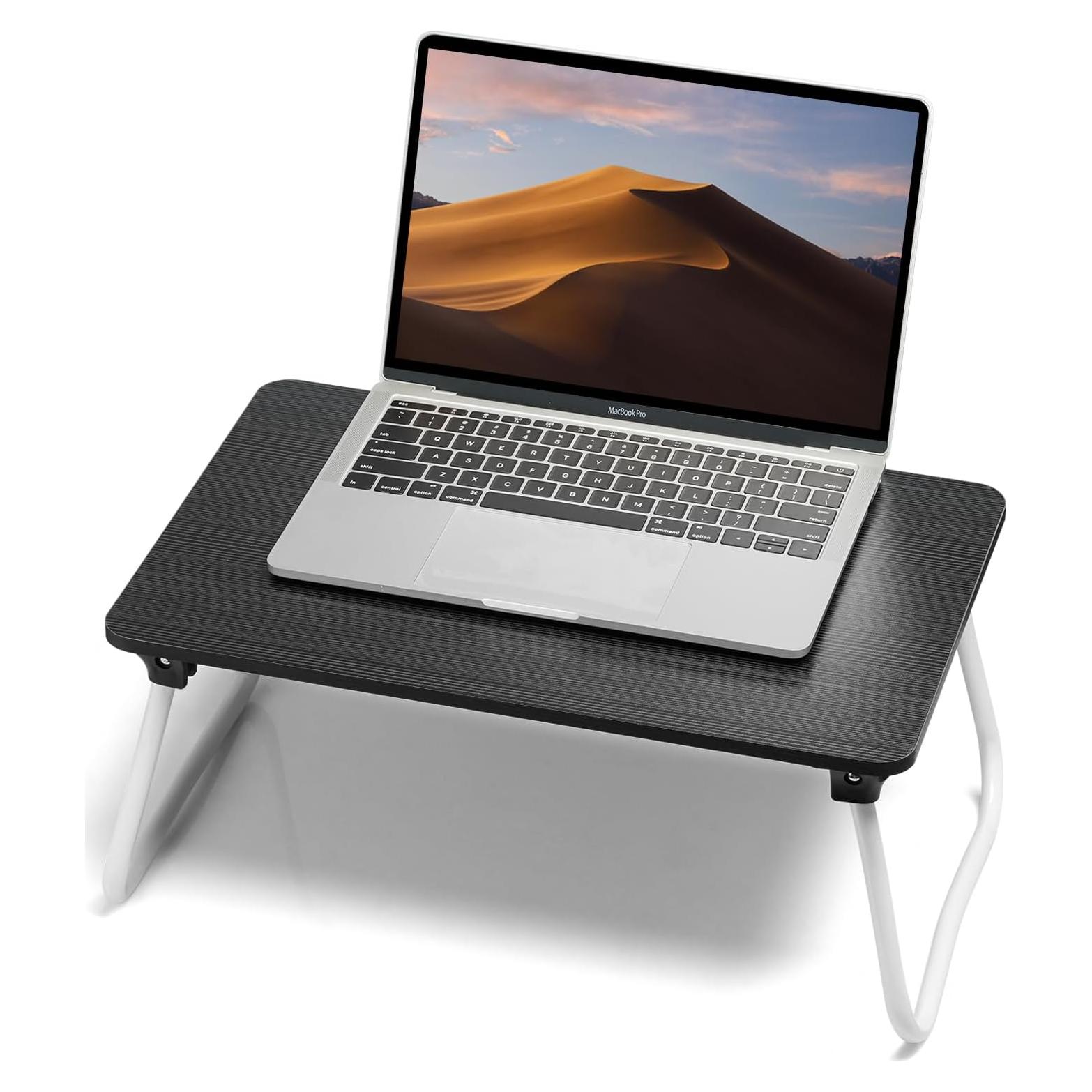 Escritorio Plegable FISYOD para Laptop Negro 29.5x44.5cm