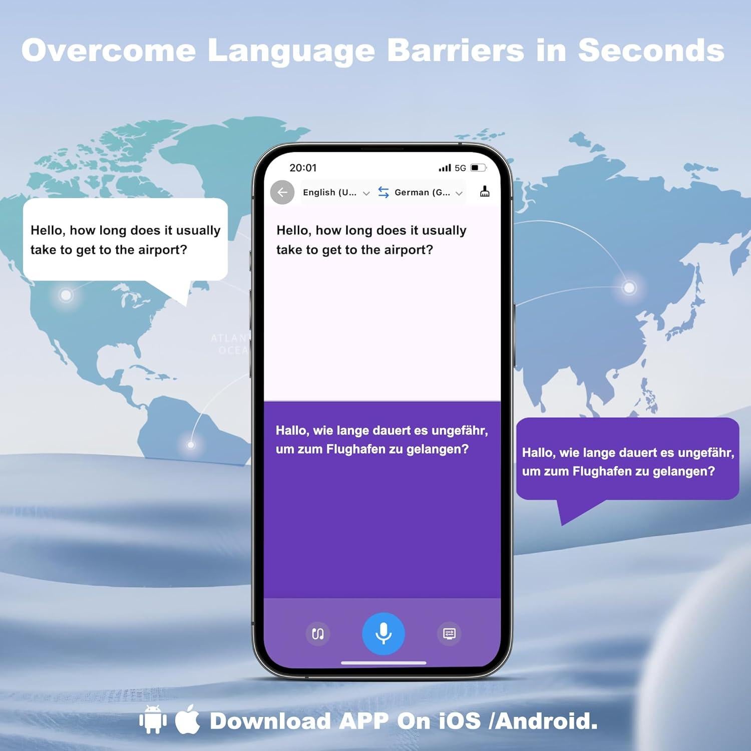 Auriculares Inalámbricos Traductores AI R'hllor Q16 144 Idiomas