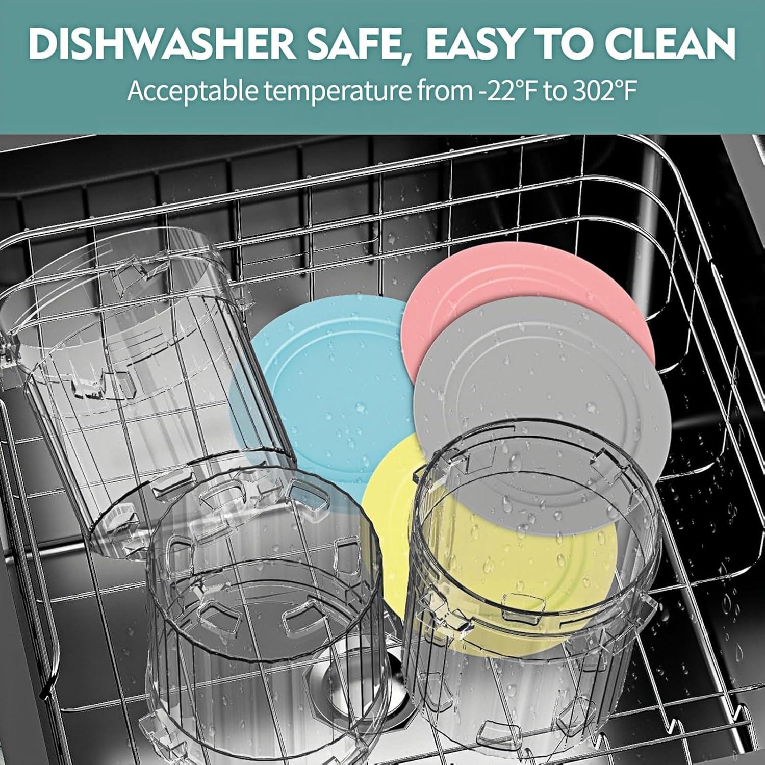 Contenedores de 24 oz para Ninja Creami Deluxe - Paquete de 4