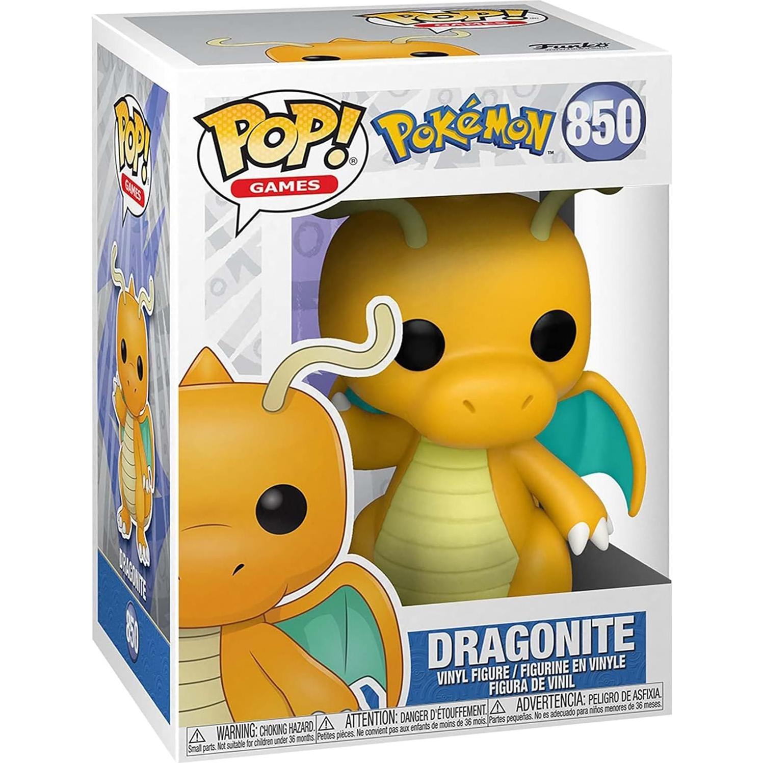 Funko Pop Dragonite Pokémon - Figura de Vinilo 9.5 cm