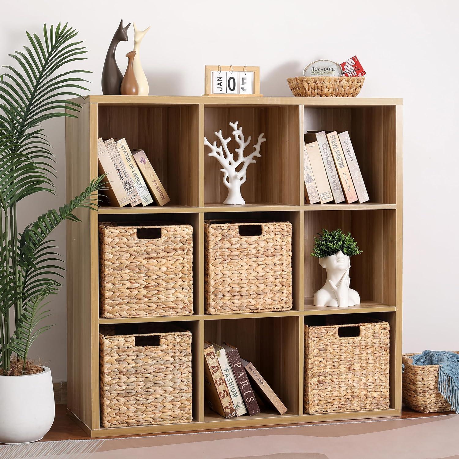 Juego de 3 Cestas de Almacenamiento DINGTAI 30.48cm Mimbre