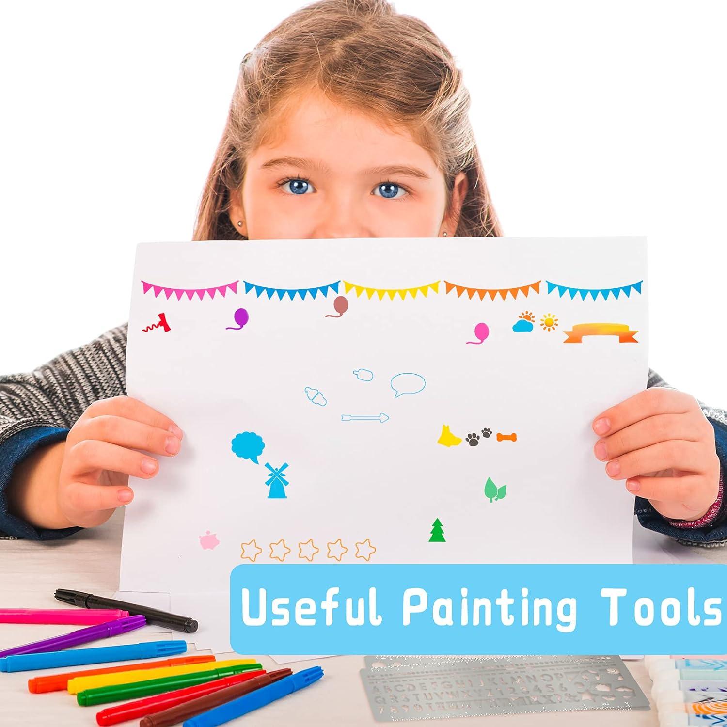 Plantillas de Acero Inoxidable Chinco 4 Piezas 18x5.7cm