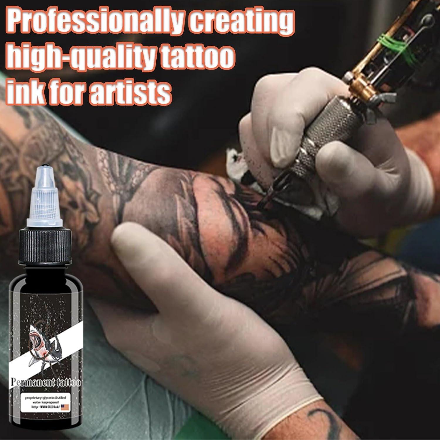 Set de Tinta para Tatuajes BAODELI 9PCS 15ml Colores Vibrantes