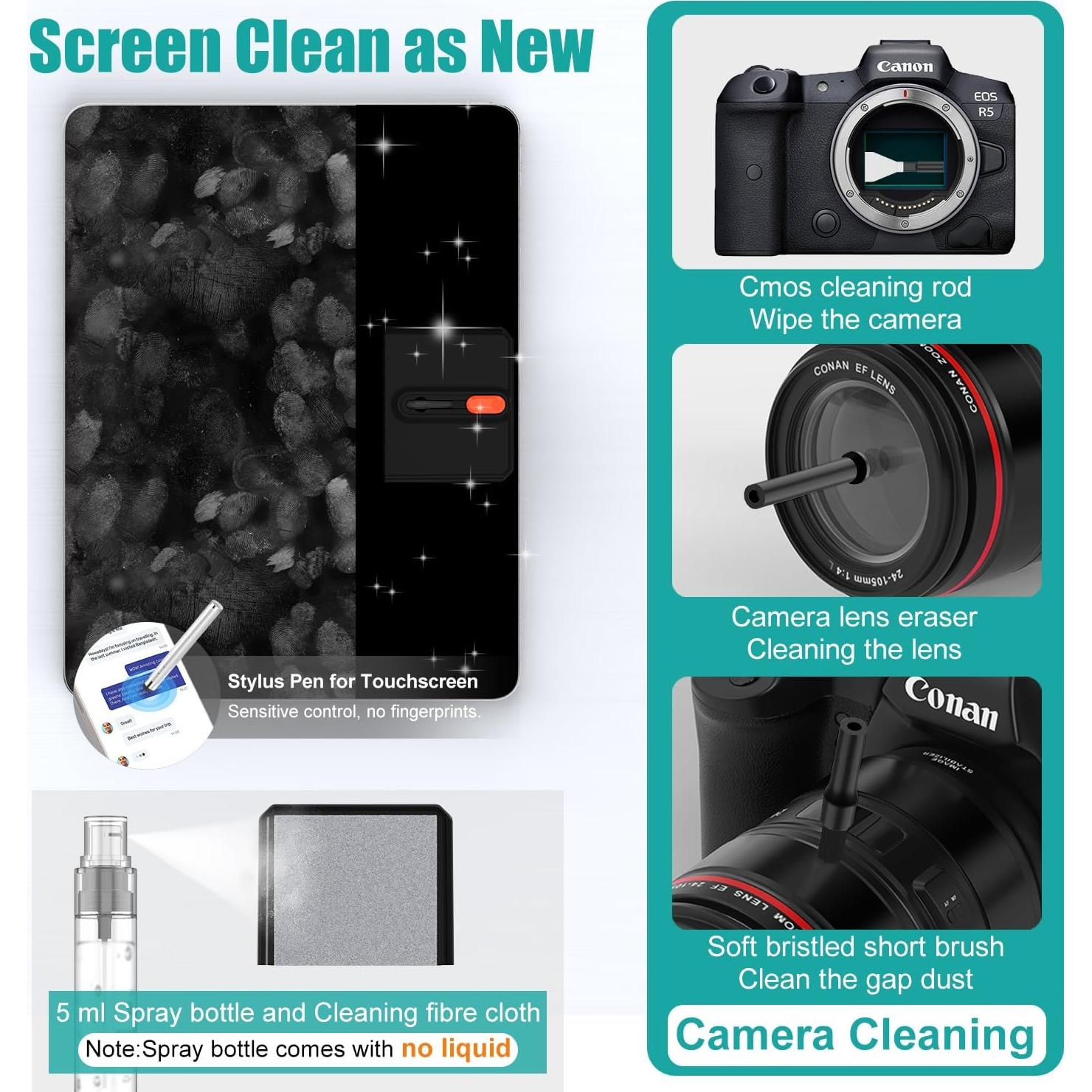 Kit de Limpieza VICHYIE para Teclado y Dispositivos Electrónicos