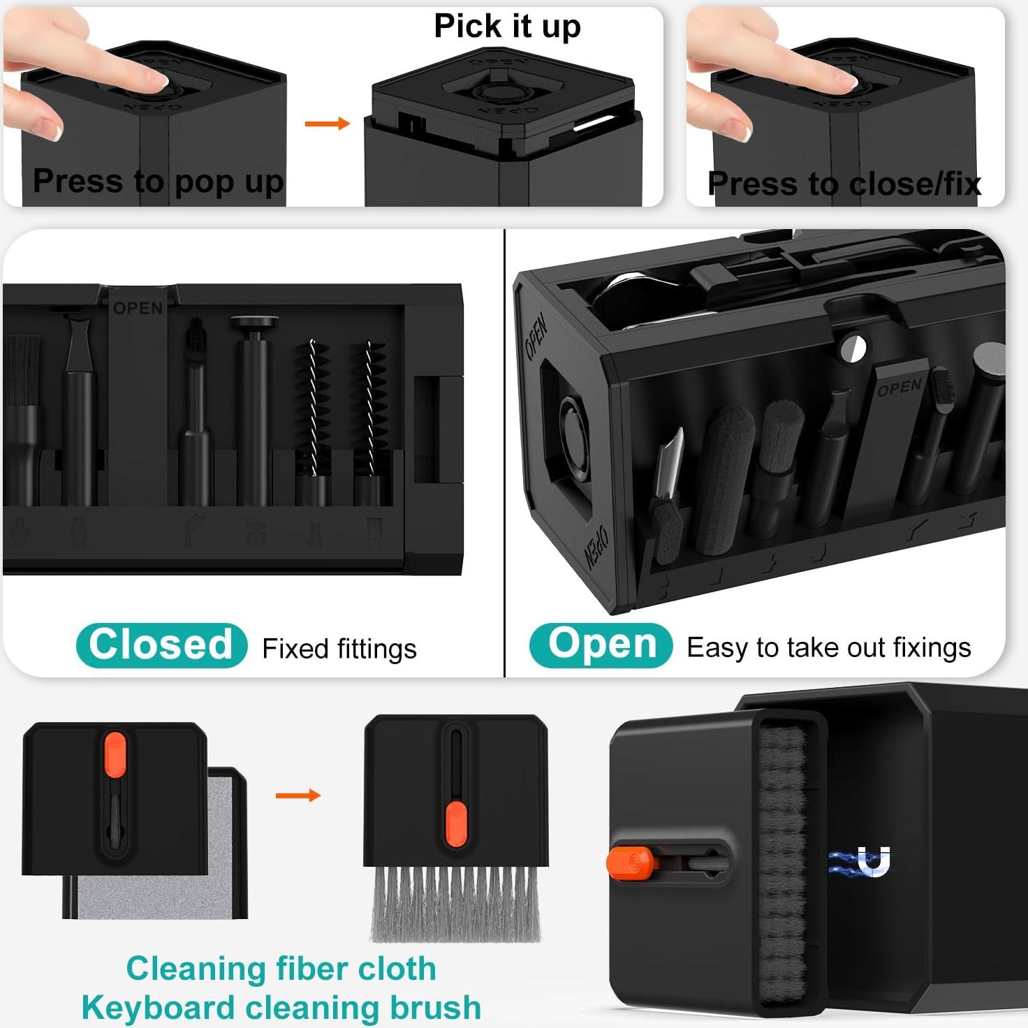 Kit de Limpieza VICHYIE para Teclado y Dispositivos Electrónicos