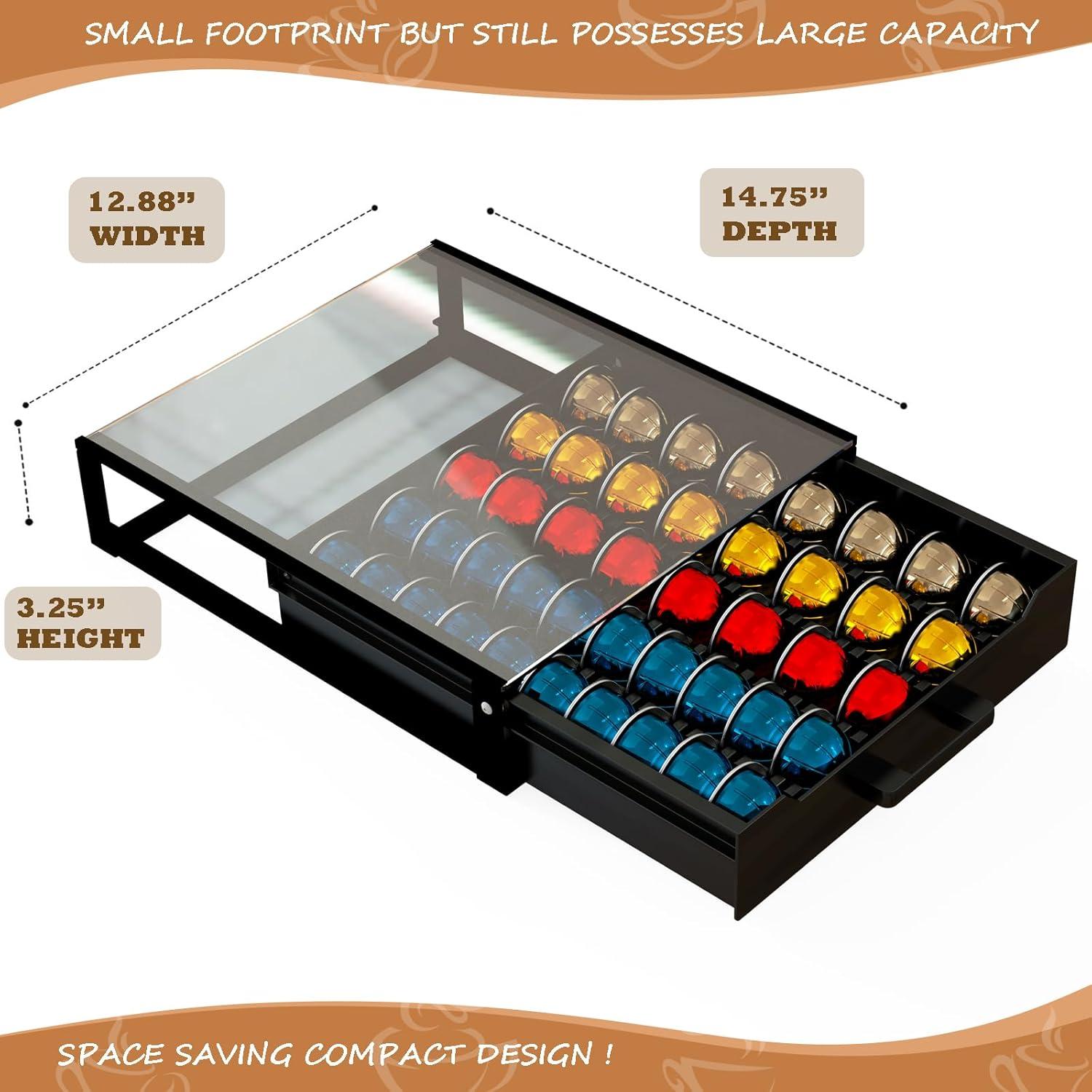 Organizador de Cajón para 75 Cápsulas Nespresso Vertuo - Blacksmith Family