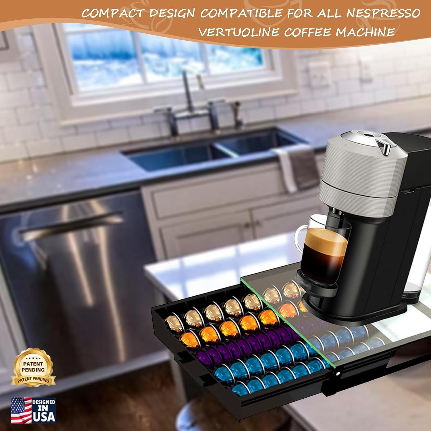 Organizador de Cajón para 75 Cápsulas Nespresso Vertuo - Blacksmith Family