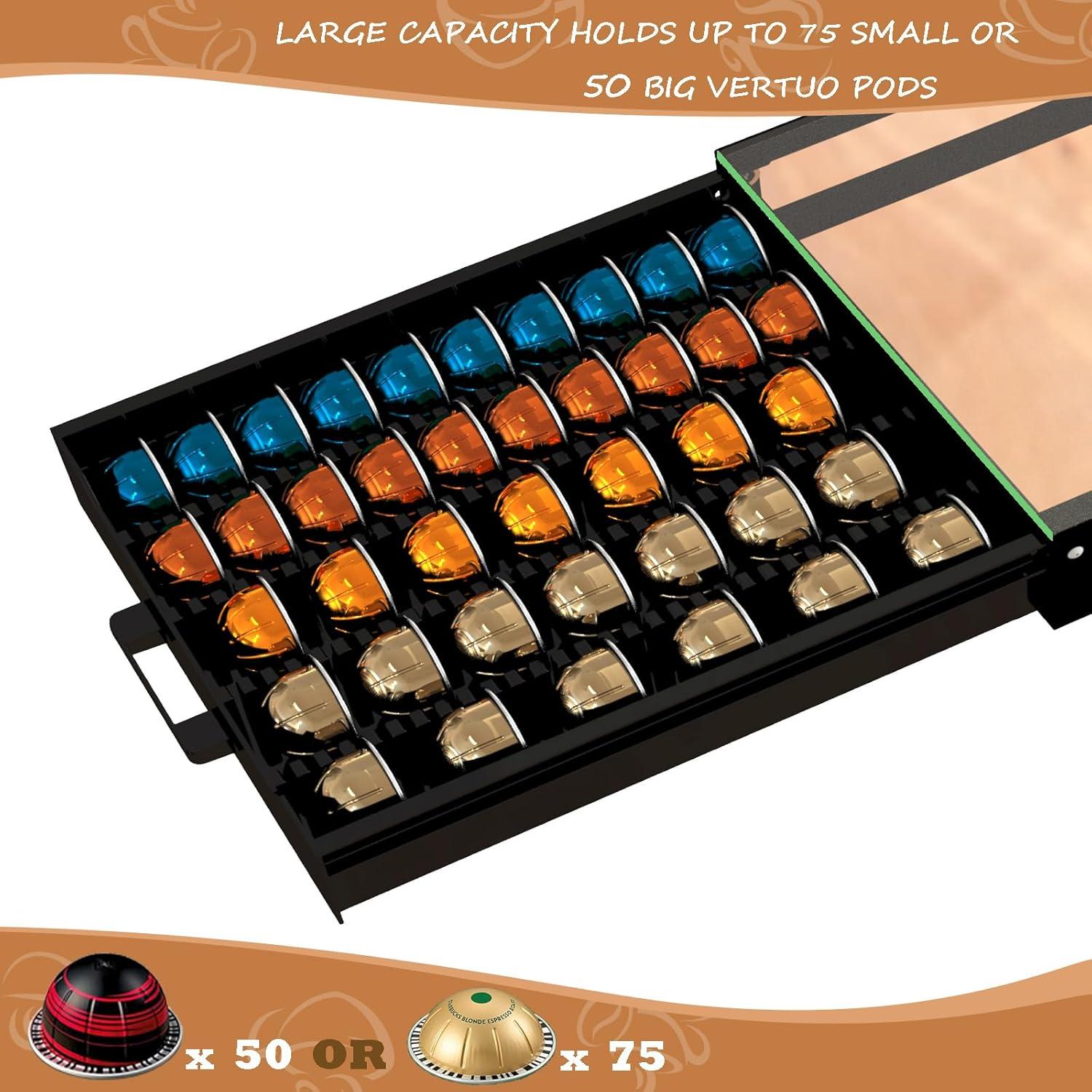 Organizador de Cajón para 75 Cápsulas Nespresso Vertuo - Blacksmith Family
