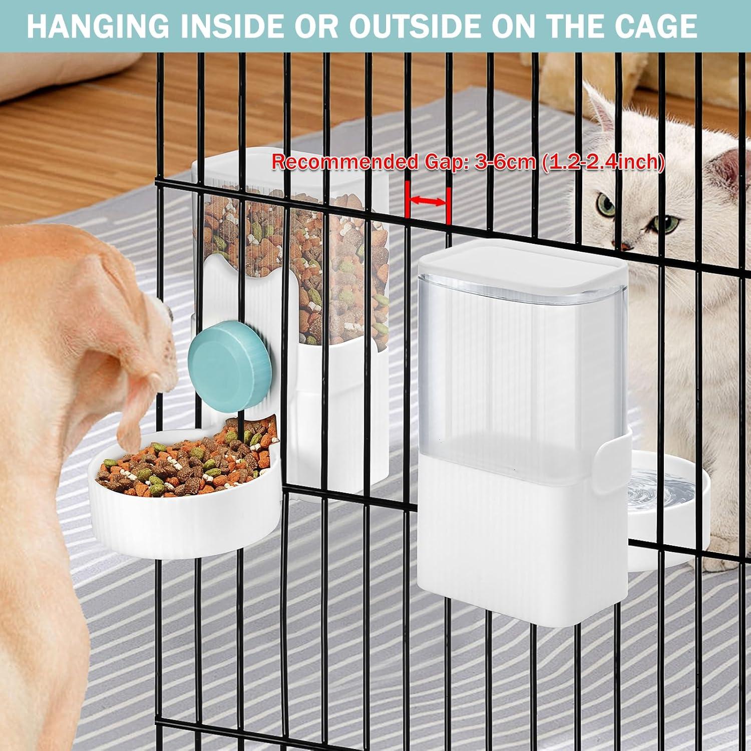 Comedero Automático y Dispensador de Agua ShineMe 1L Azul