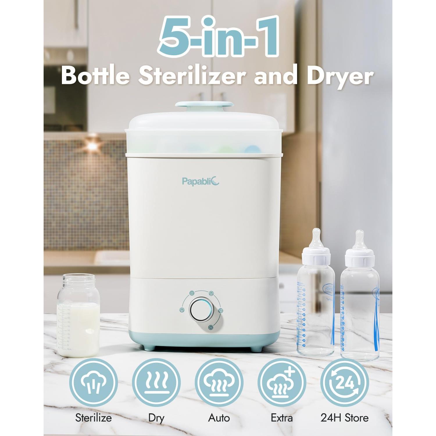 Esterilizador y Secador de Biberones Papablic 10 Biberones