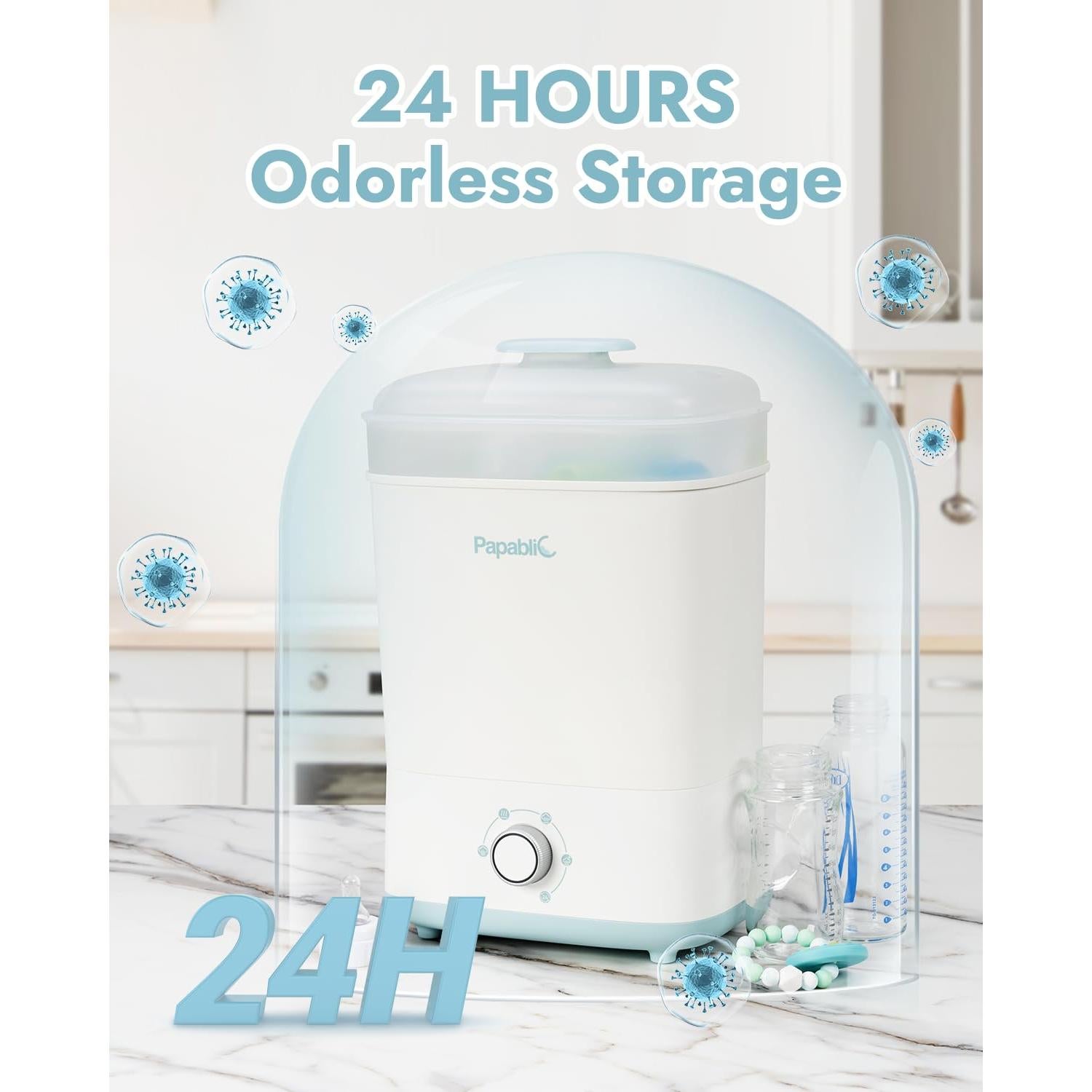 Esterilizador y Secador de Biberones Papablic 10 Biberones