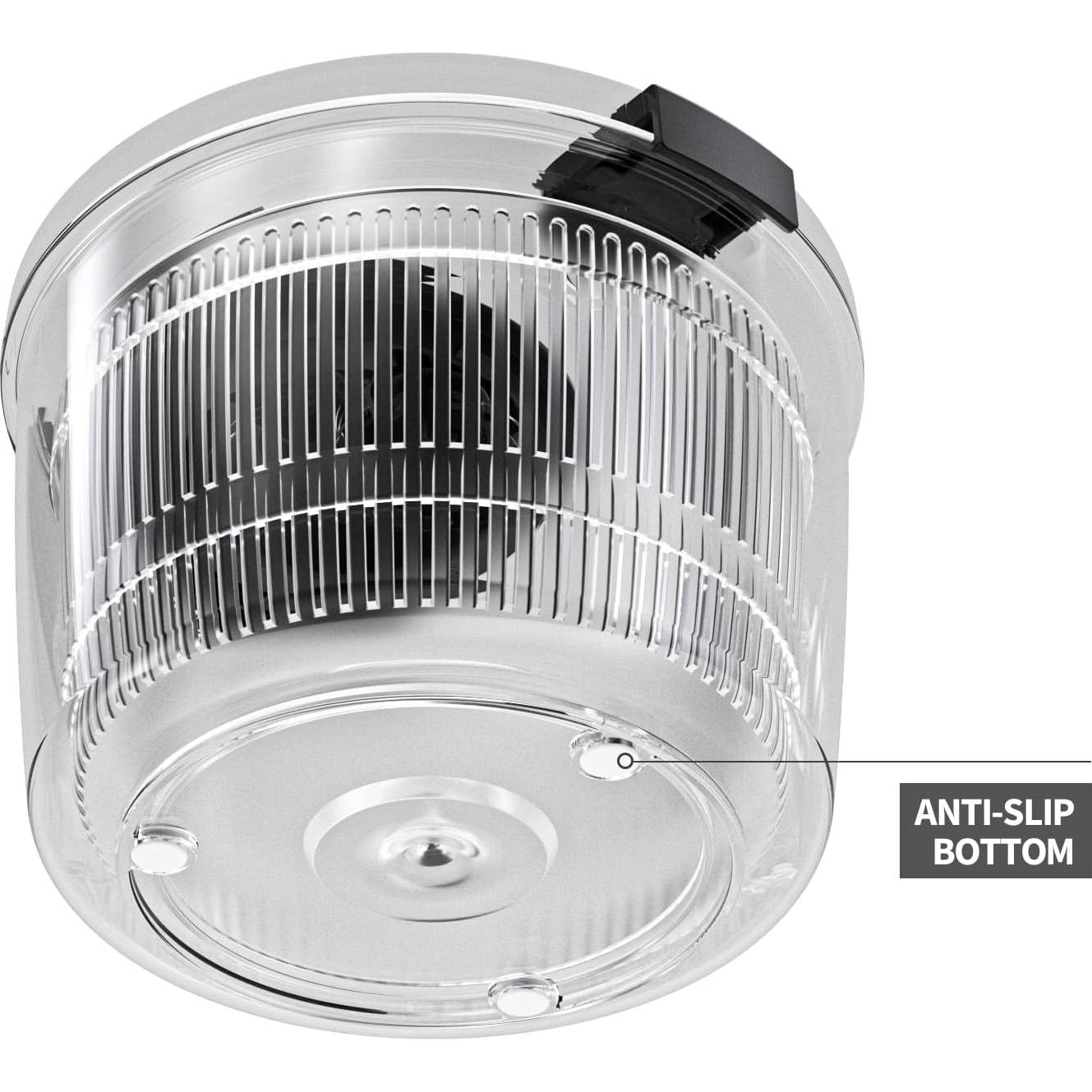 Centrifugadora de Ensalada Cambom 3Qt Negra - Lava y Seca Verduras