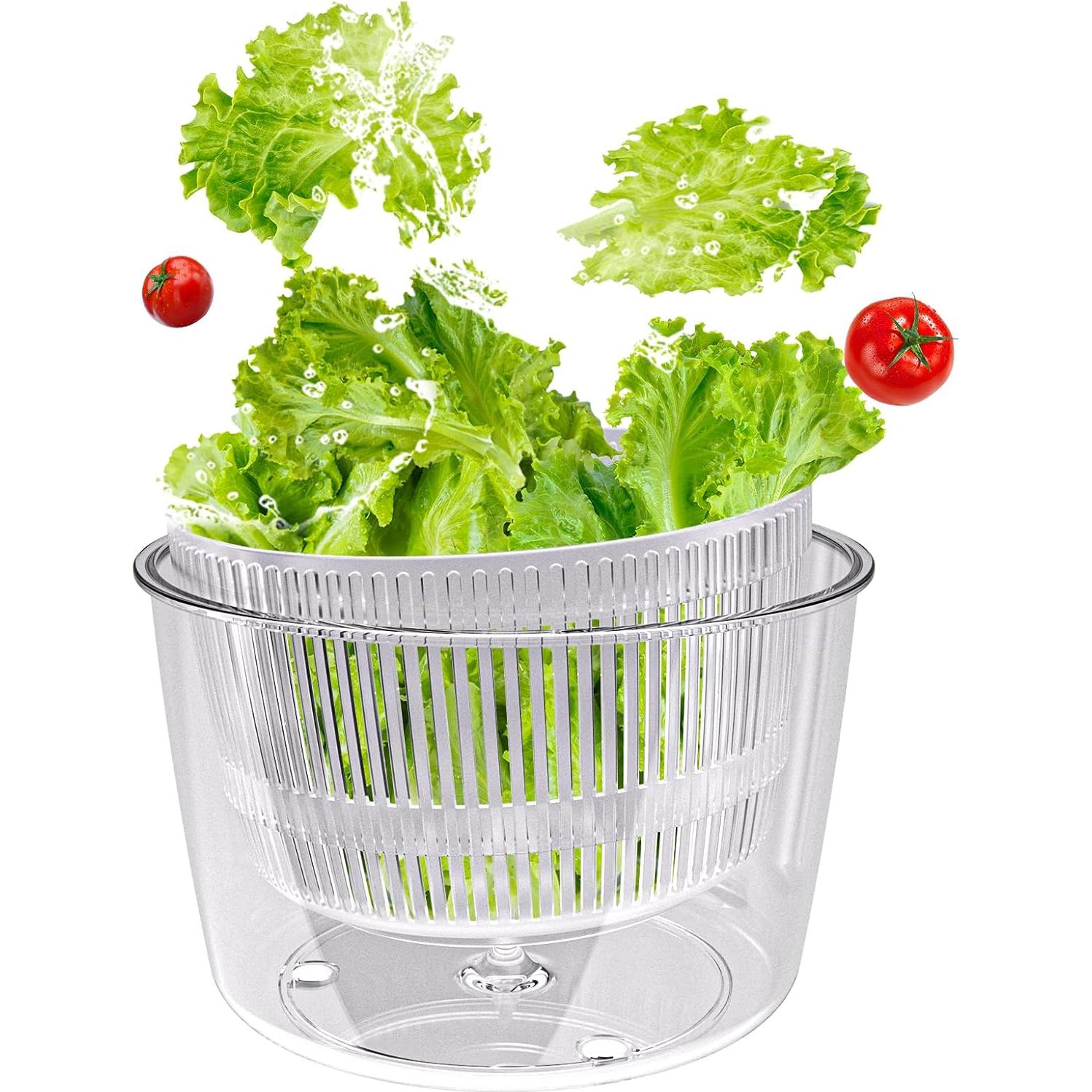 Centrifugadora de Ensalada Cambom 3Qt Negra - Lava y Seca Verduras