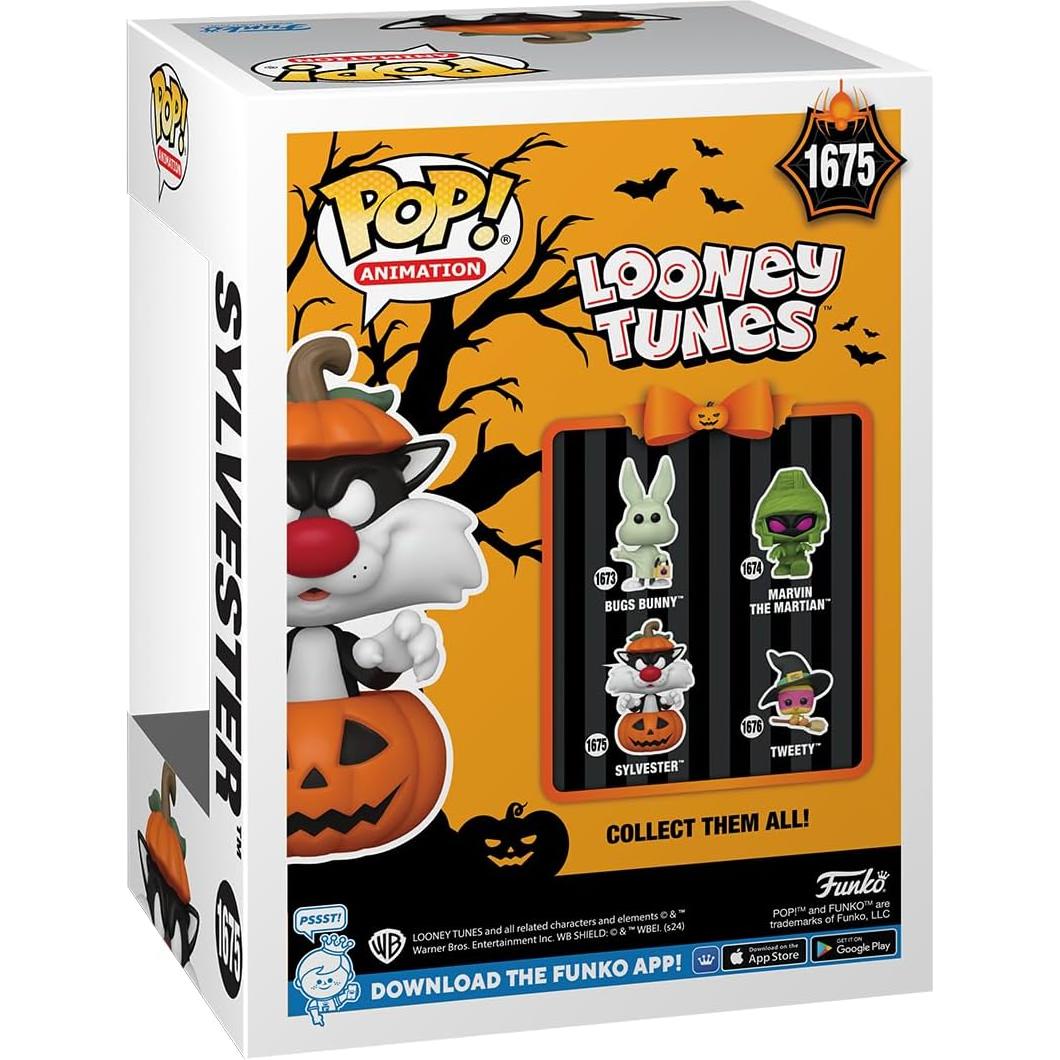 Funko Pop! Gato Sylvester Calabaza Looney Tunes 12.83 cm