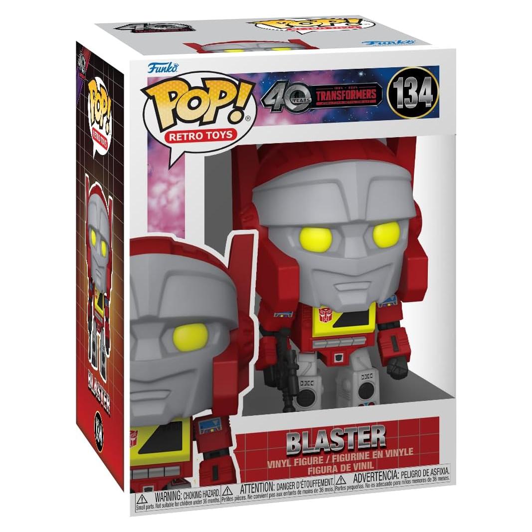 Funko Pop Transformers Blaster 40 Aniversario 12 cm