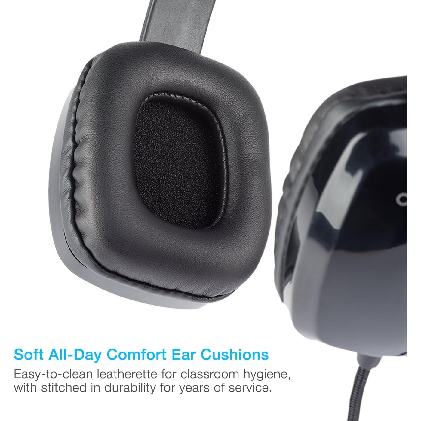 Auriculares Estéreo Cyber Acoustics AC-6008 3.5mm con Micrófono
