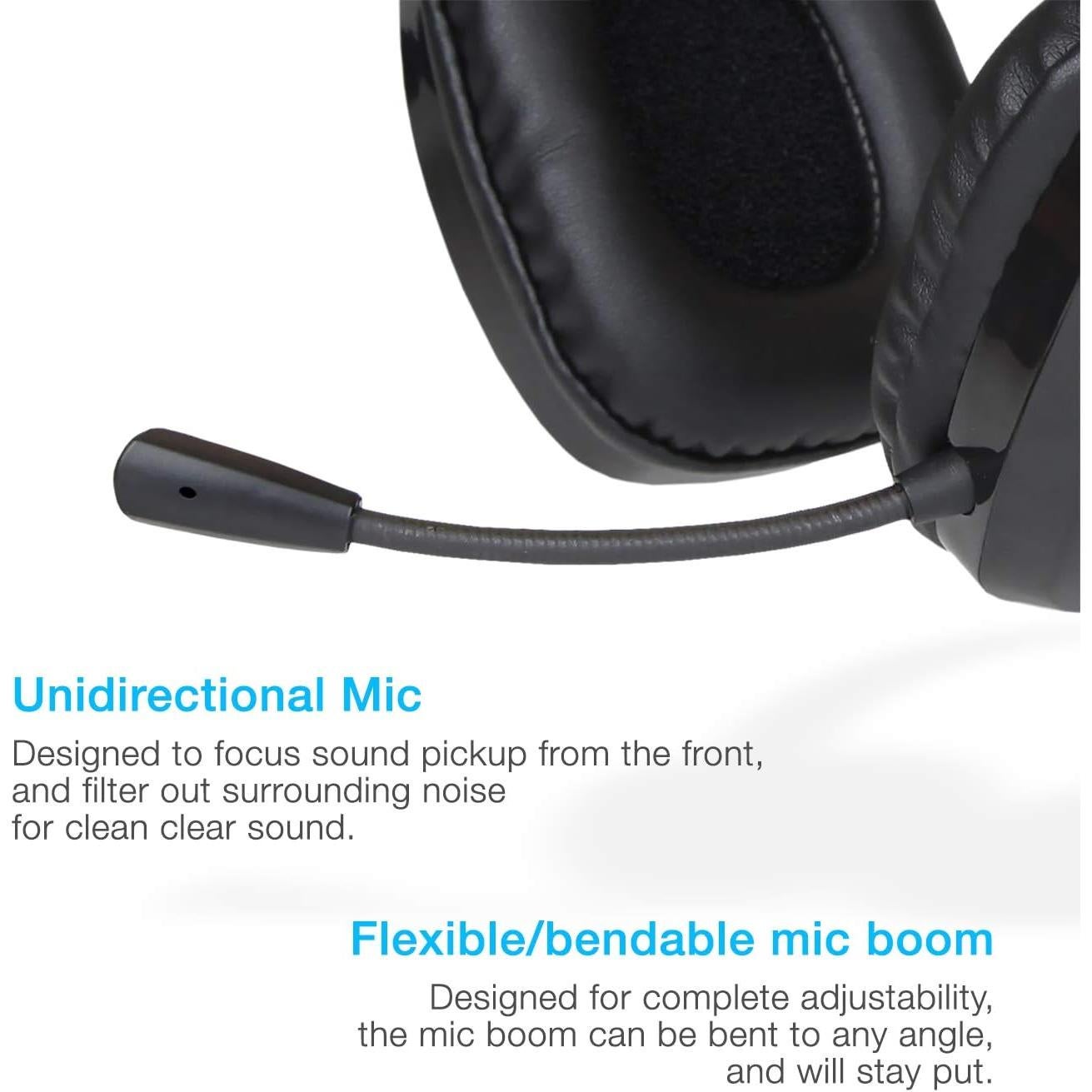Auriculares Estéreo Cyber Acoustics AC-6008 3.5mm con Micrófono