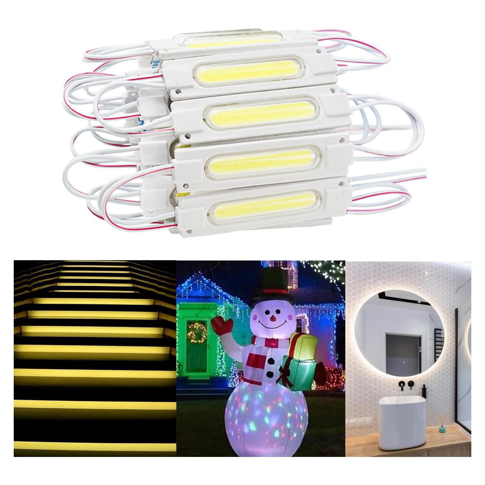 100 Módulos LED 12V IP65 Luz para Inflables y Carteles