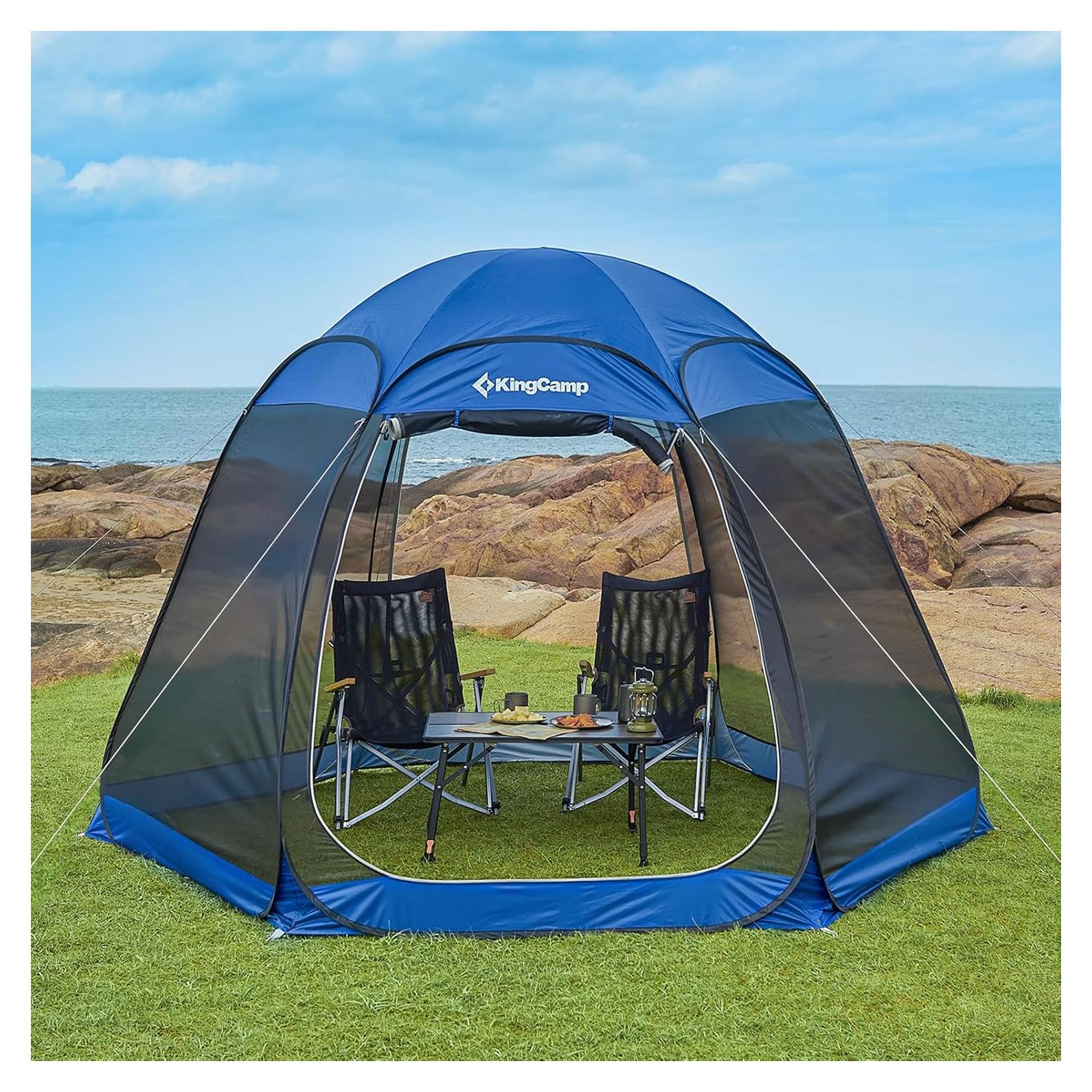 Carpa Pop Up KingCamp 3.05m x 3.05m para 4-6 Personas